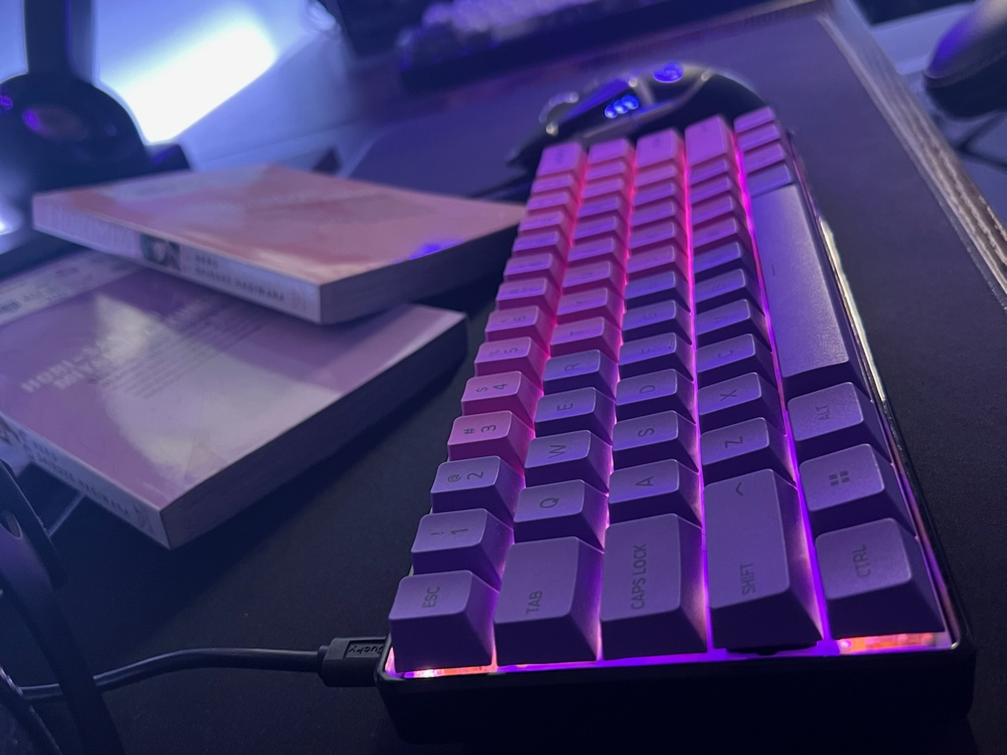Matrix 60% Custom Mechanical Gaming Keyboard | 🟣🪐 Galactic Wonder 🪐🟣
