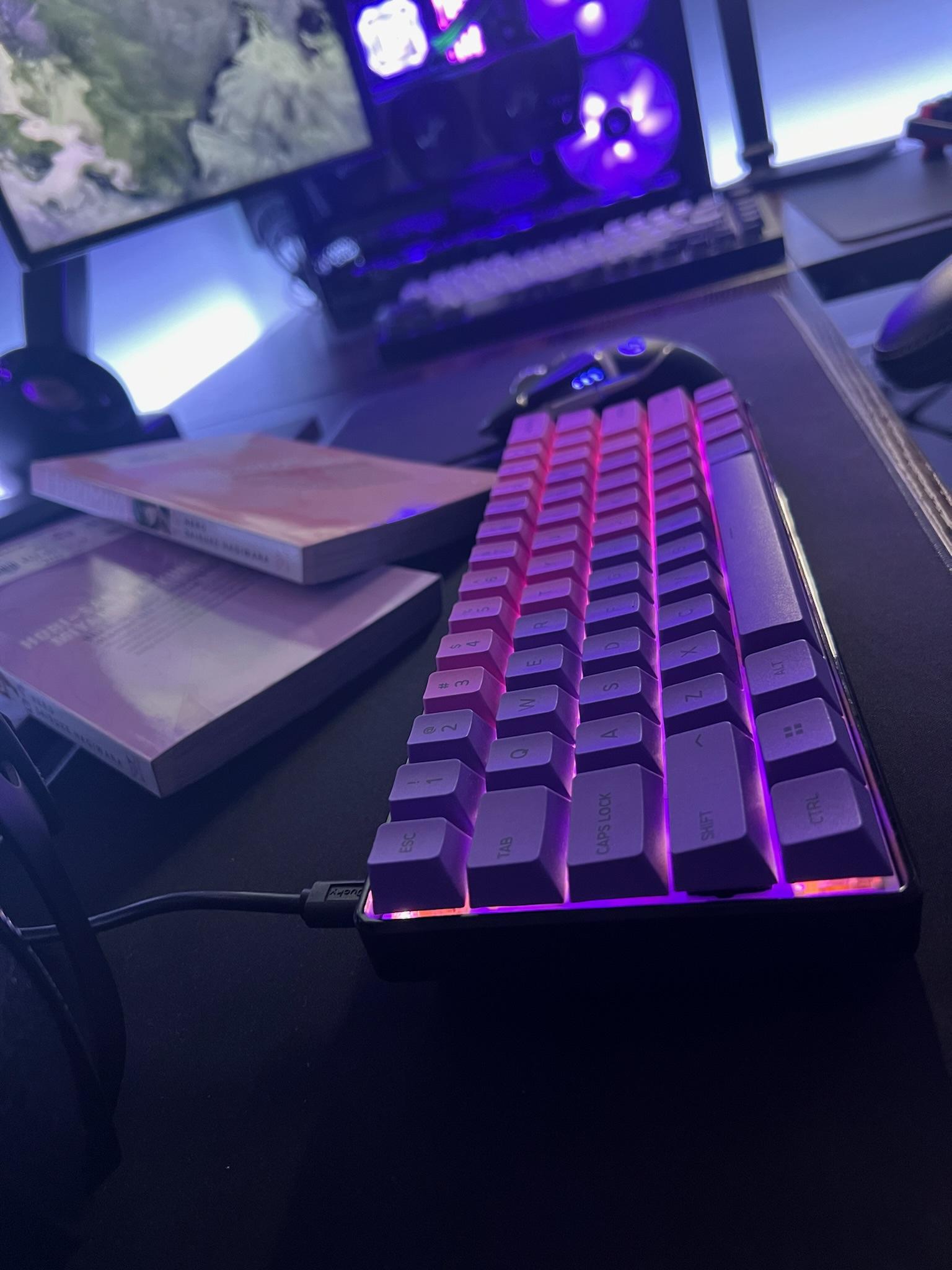 Matrix 60% Custom Mechanical Gaming Keyboard | 🟣🪐 Galactic Wonder 🪐🟣