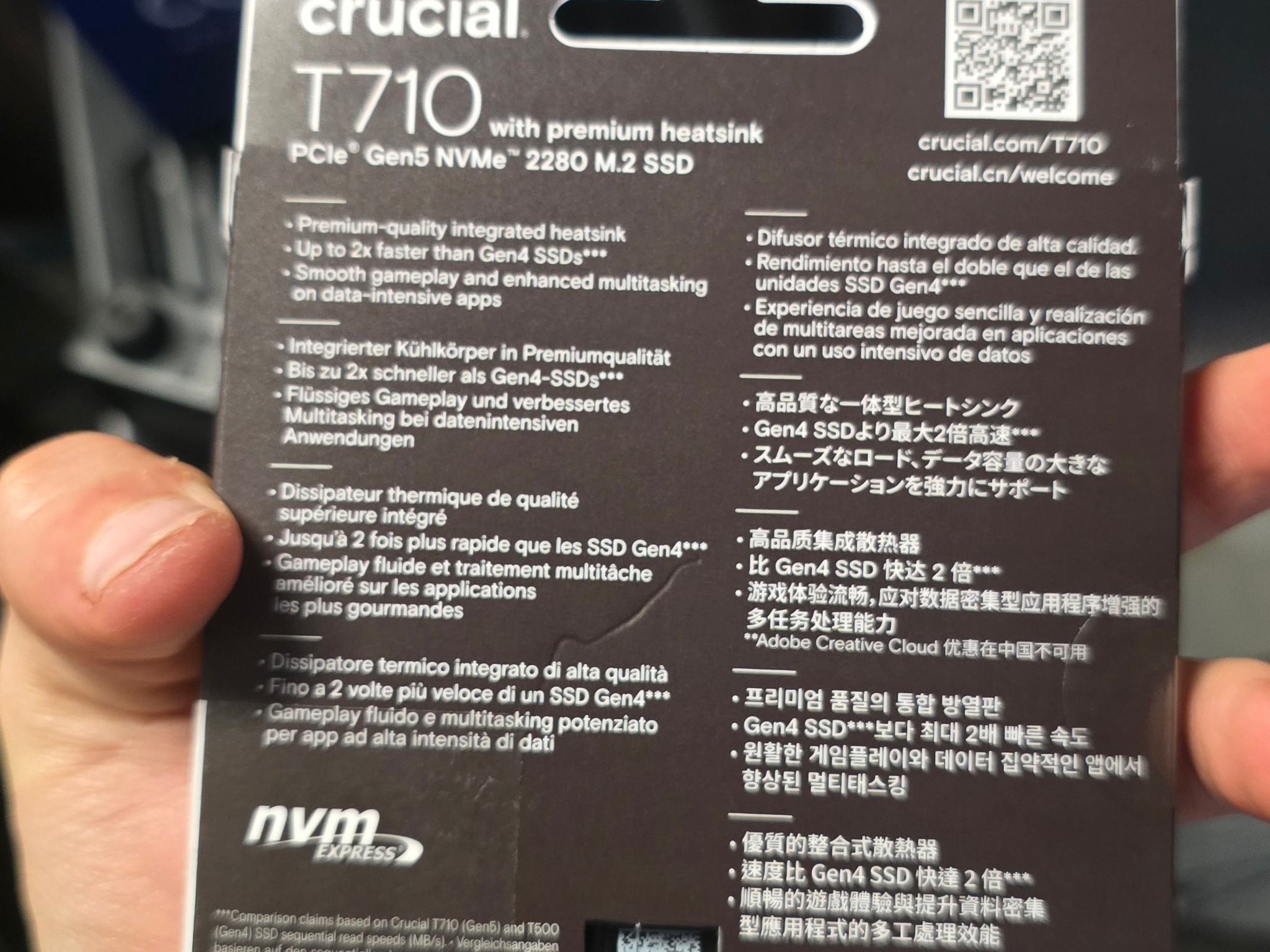 Crucial T700 With Heatsink 2TB