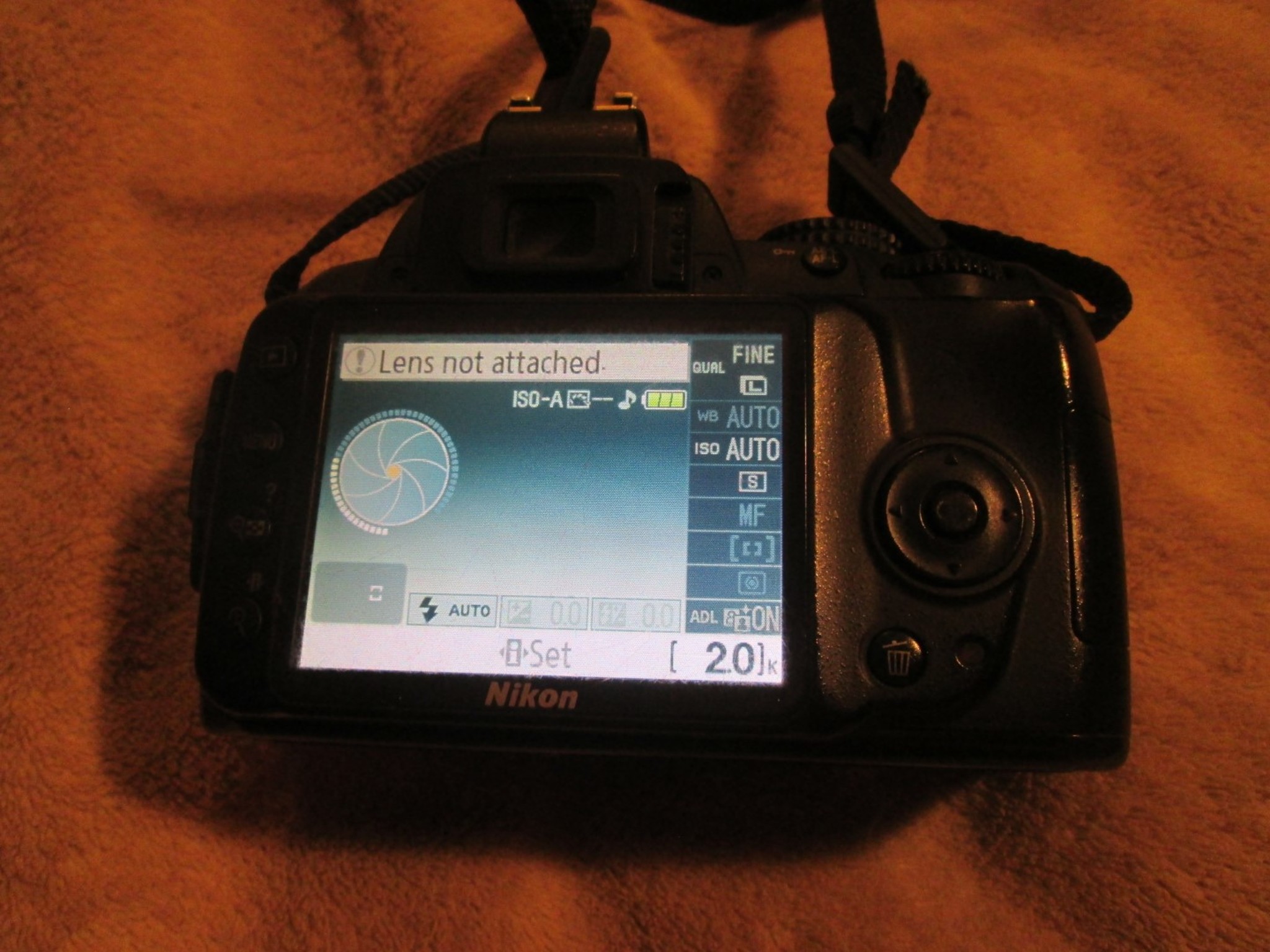 Nikon D3000 With Bag And Accessories