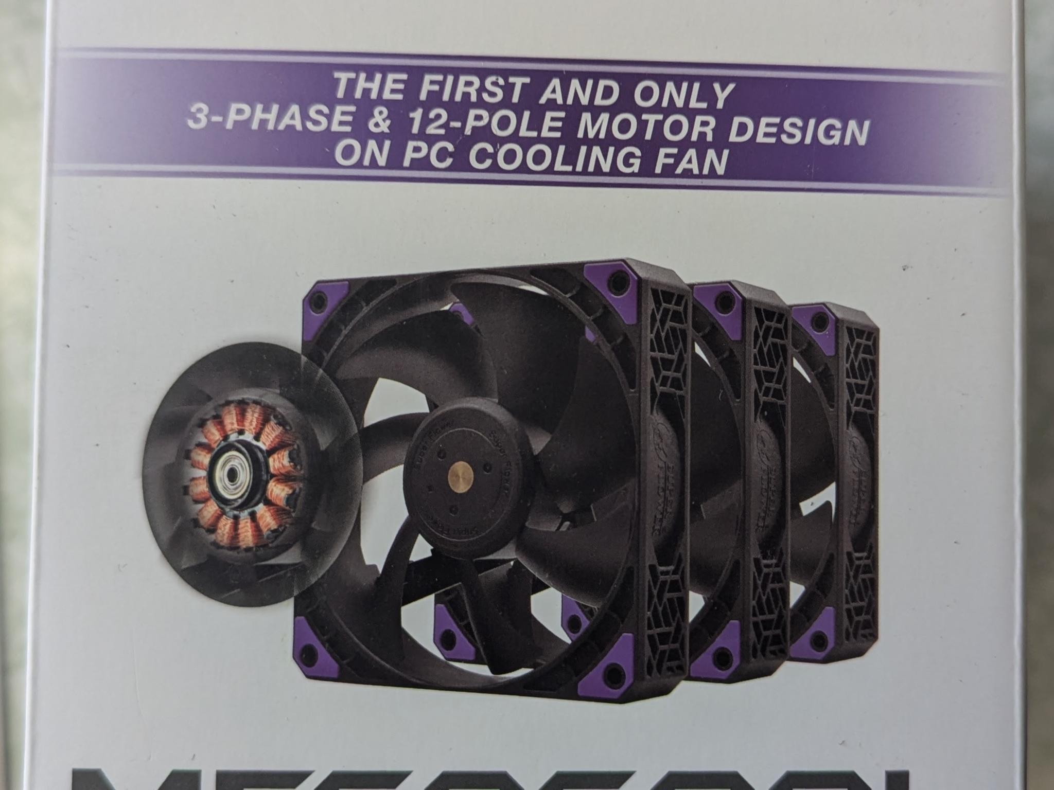Super Flower MEGACOOL 120mm fan, Triple-Pack + Noctua NF-P12 + Thermalright TL-P9 92mm Case Fan