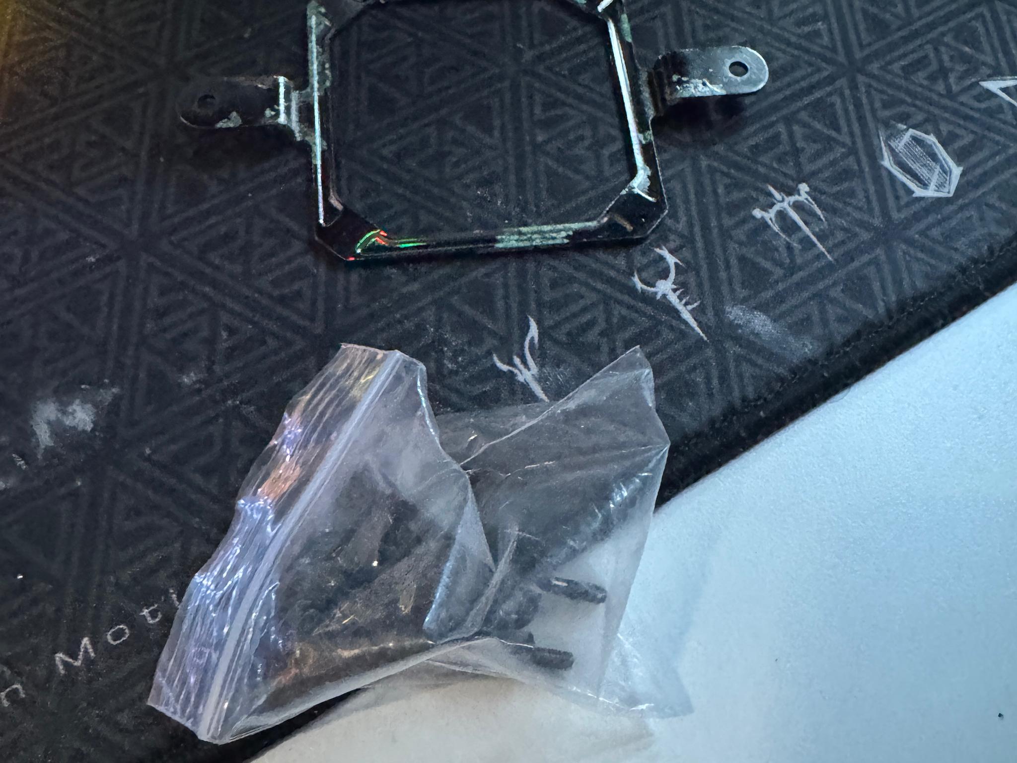 Corsair AM4 mounting hardware
