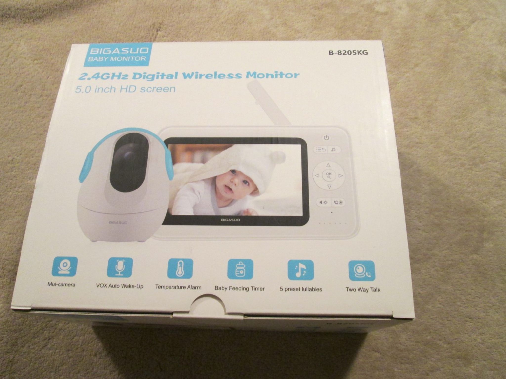 Baby Monitor With 5 Inch Screen