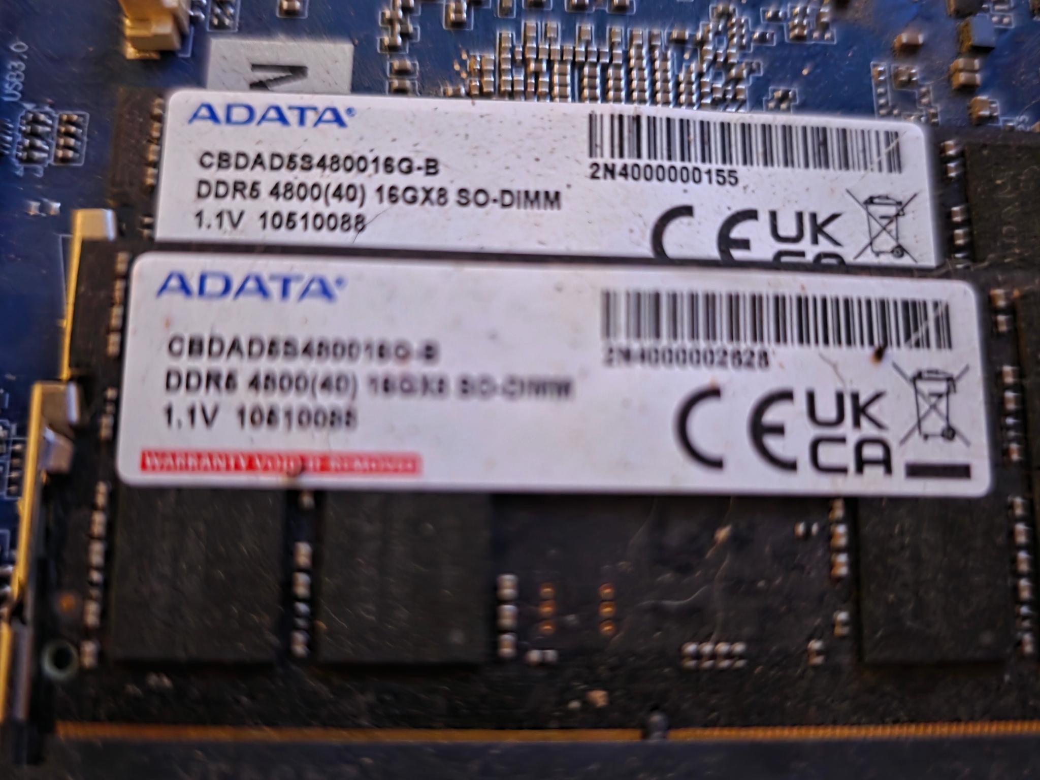 Adata 32gb 16x2 laptop ram