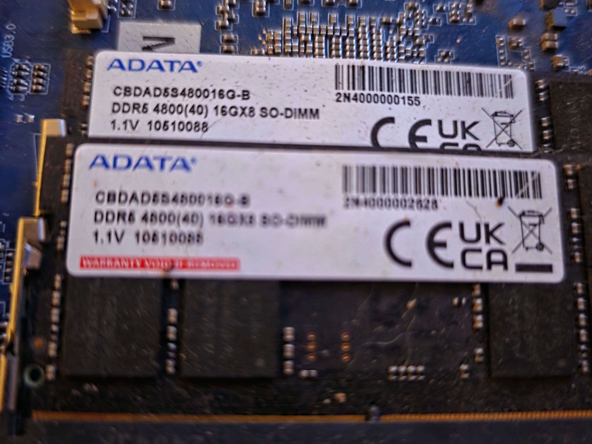 Adata 32gb 16x2 laptop ram