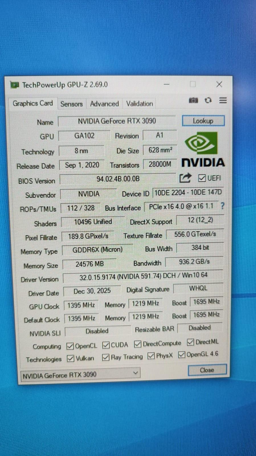 NVIDIA Founders Edition GeForce RTX 3090