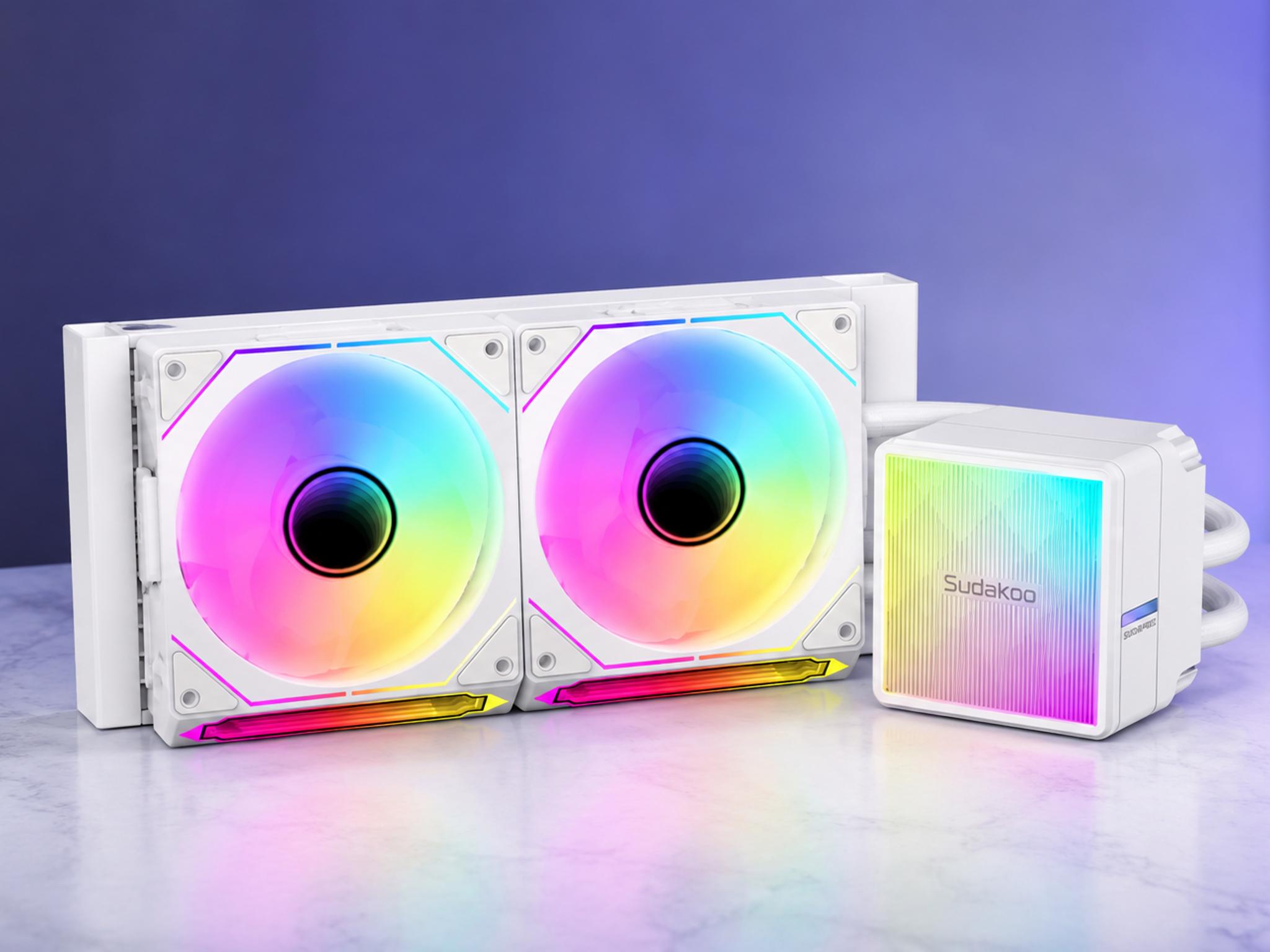 AIO CPU COOLER Sudokoo NEXAURA 240 White Edition Infinity Mirrors Plus Edition--3-year warranty