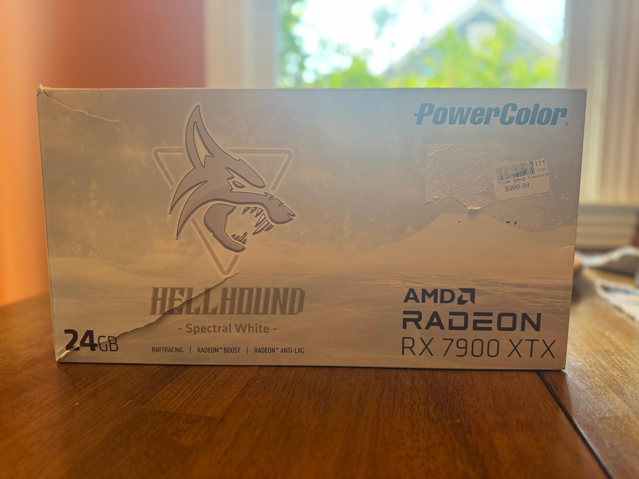 RX 7900XTX - PowerColor Hellhound | Spectral White