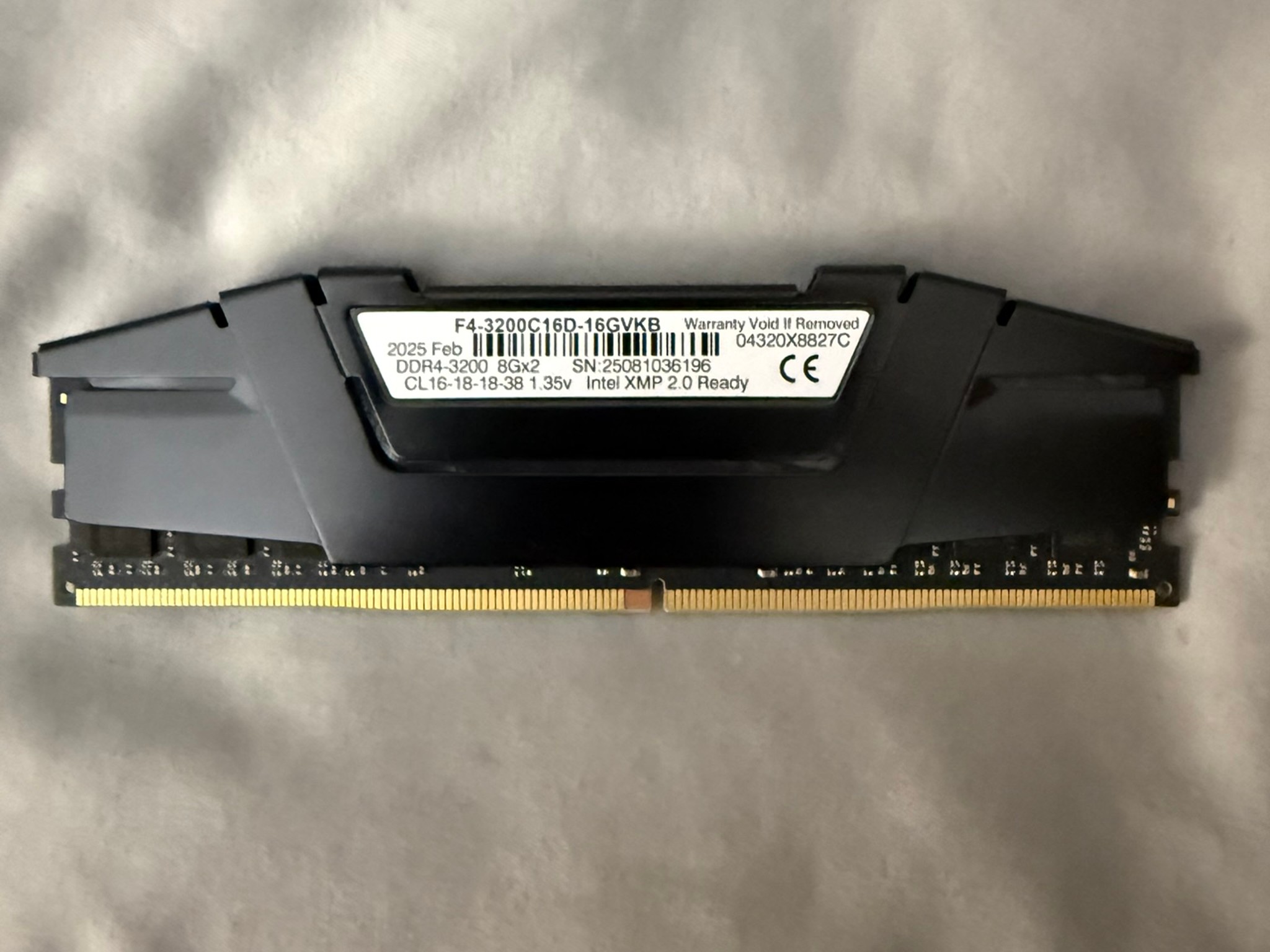 G.SKILL Ripjaws Series 16GB (2 x 8GB) 260-Pin DDR4-3200