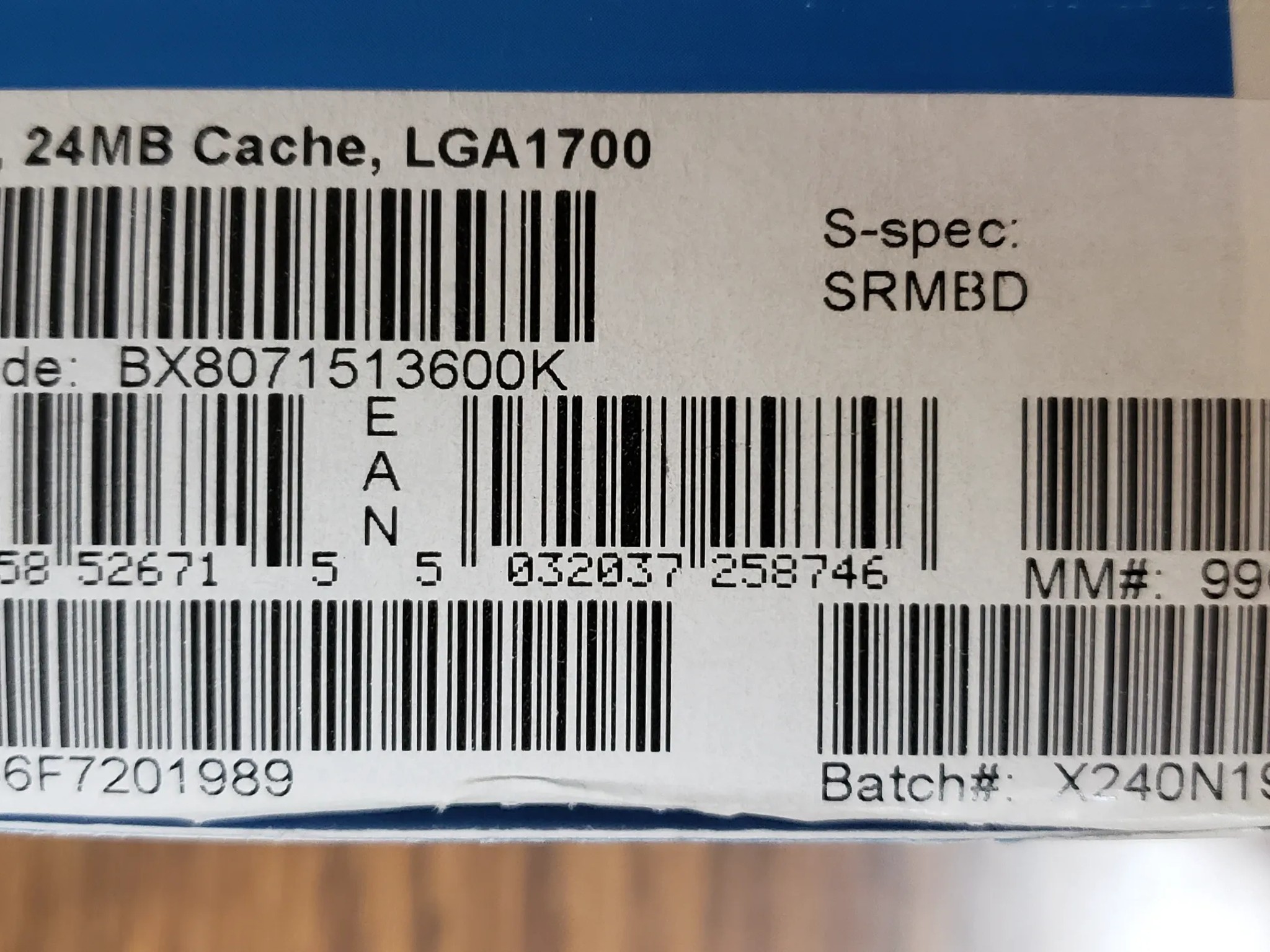 intel 15-13600K LGA1700 UNLOCKED cpu SRMBD