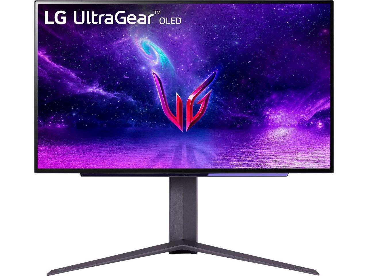 LG UltraGear 27" 240Hz OLED 2K Monitor .03ms FreeSync Premium/G-Sync QHD 2560 x 1440 27GR95QE-B