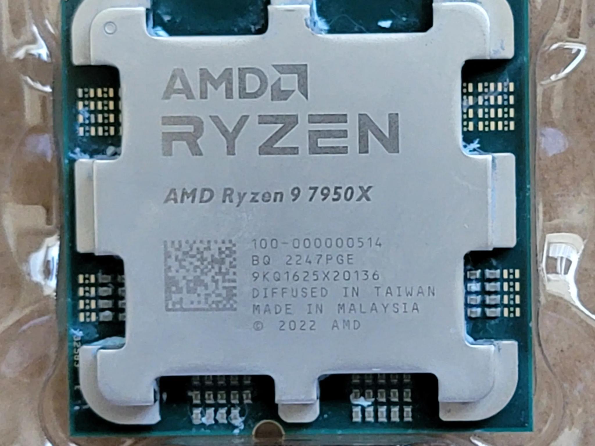 AMD Ryzen 9 7950X 16-Core, 32-Thread Unlocked Desktop Processor AM5 - USED
