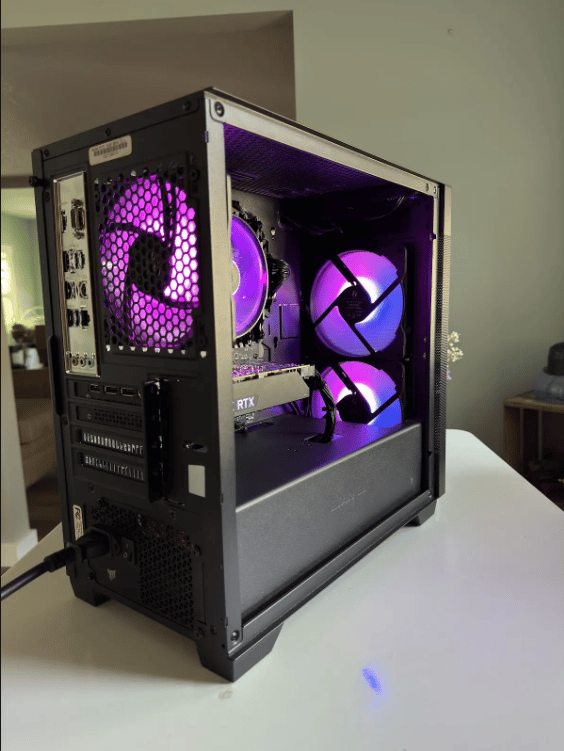 Black RGB Gaming PC - 3060 - Ryzen & 2700X - 16GBs ram - 500GB SSD