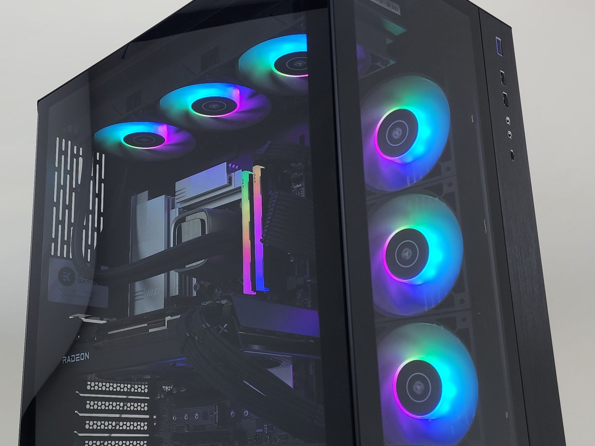 Gaming PC Ultra 7 265KF 32GB RAM 2TB SSD RX 7800 XT 16GB Windows 11 Computer