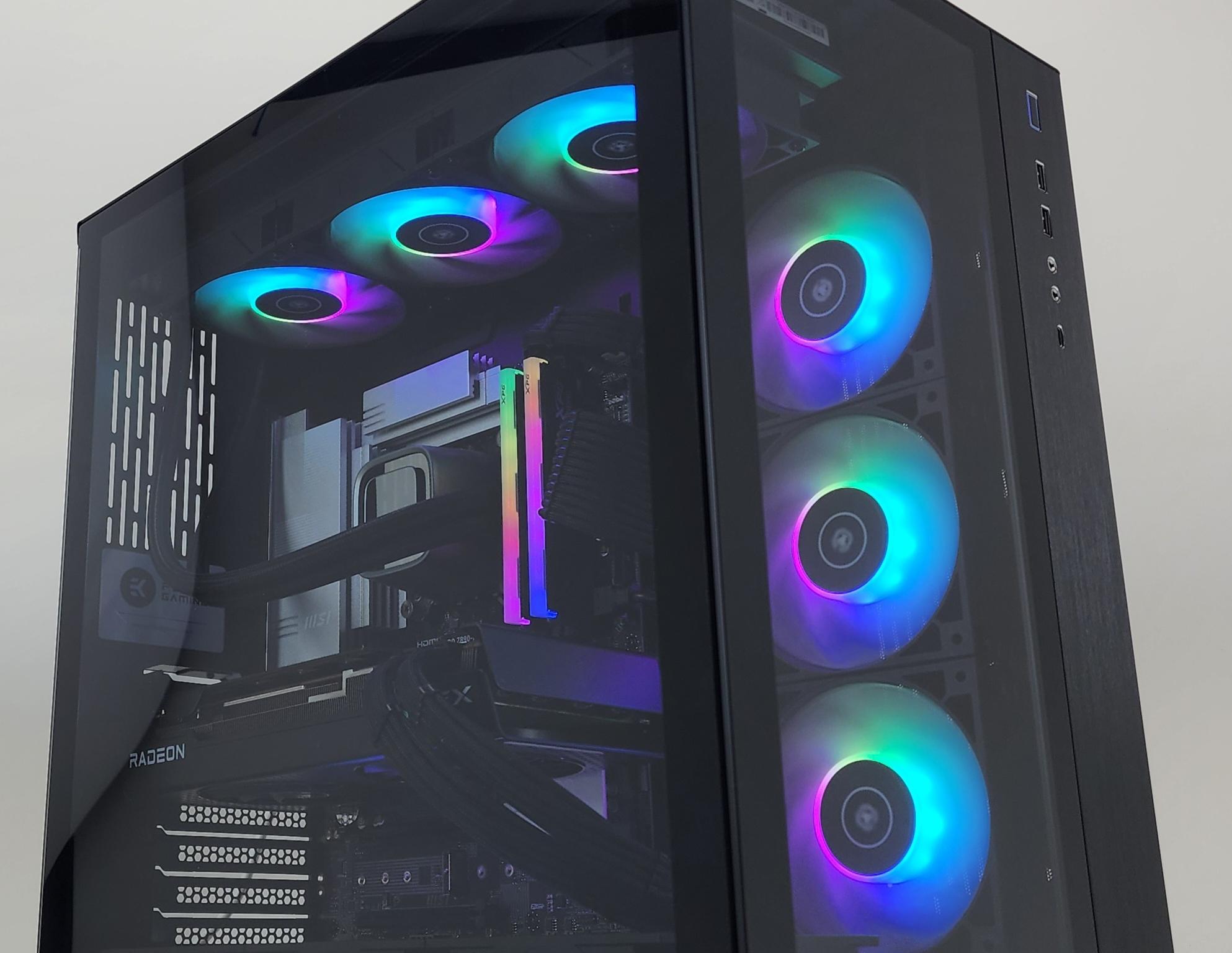 Gaming PC Ultra 7 265KF 32GB RAM 2TB SSD RX 7800 XT 16GB Windows 11 Computer