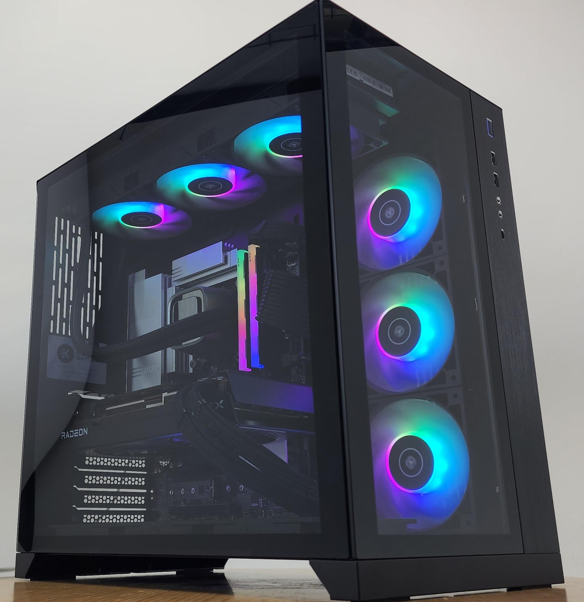 Gaming PC Ultra 7 265KF 32GB RAM 2TB SSD RX 7800 XT 16GB Windows 11 Computer