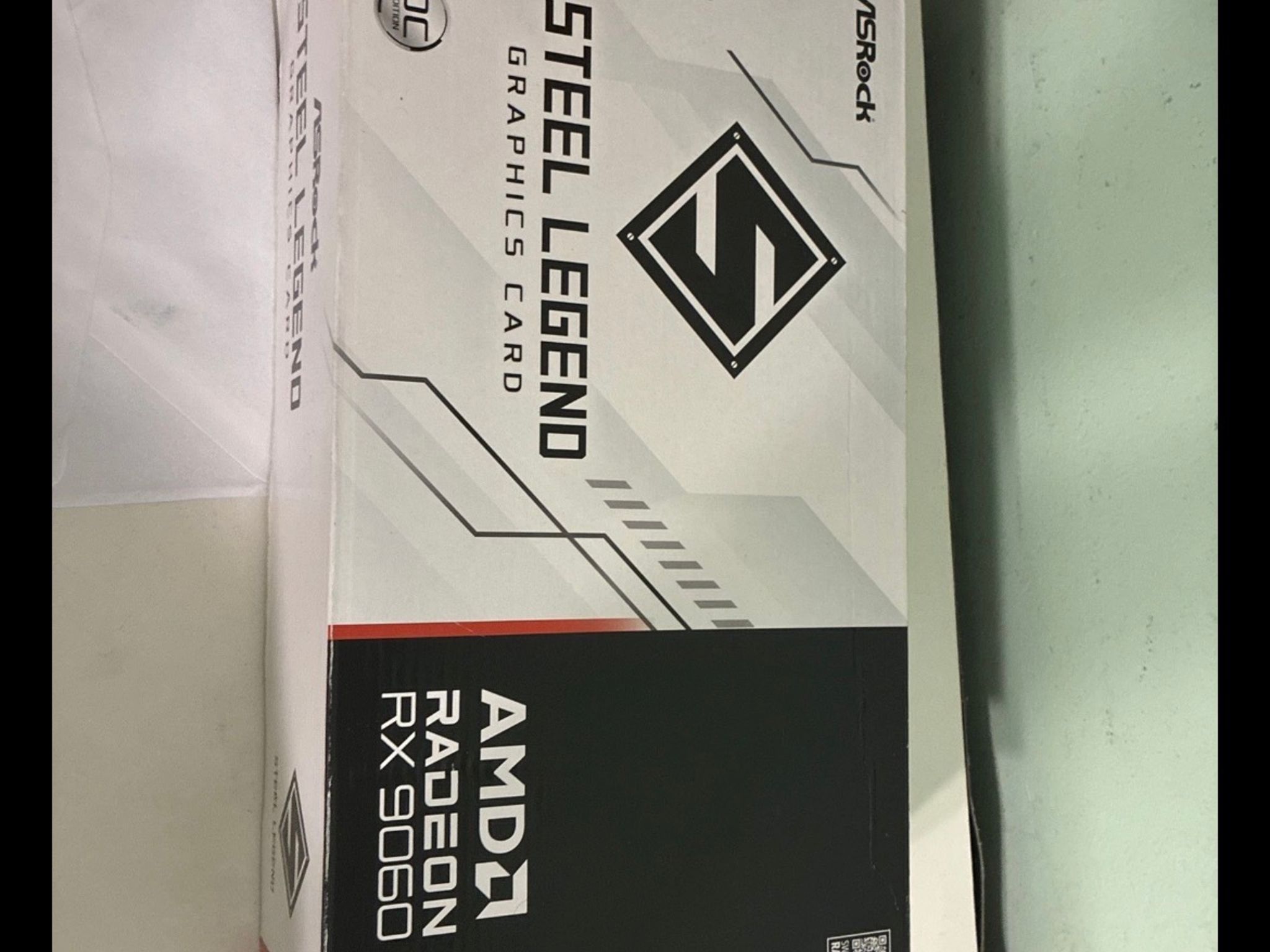 ASRock AMD Radeon RX 9060 XT Steel Legend OC GDDR6