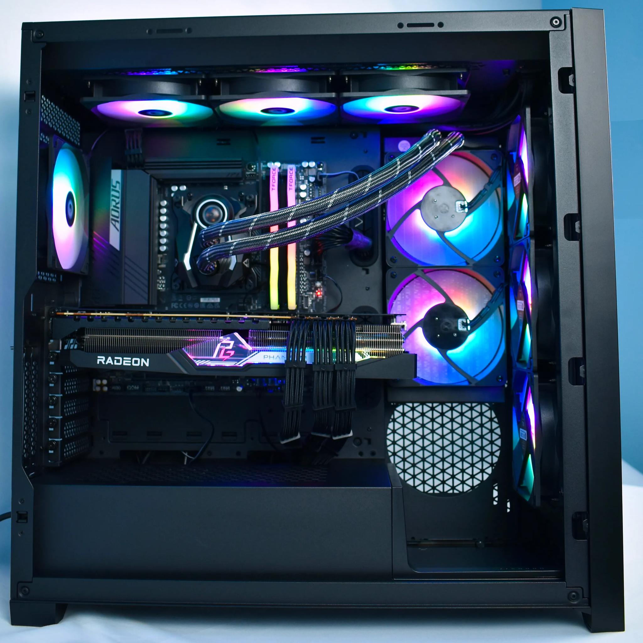 🔥RED-DAWN🔥 ULTIMATE Custom 4K Gaming PC | AMD 7900XTX, Ryzen 7800X3D, 32GB DDR5, WiFi, 2TB NVME |