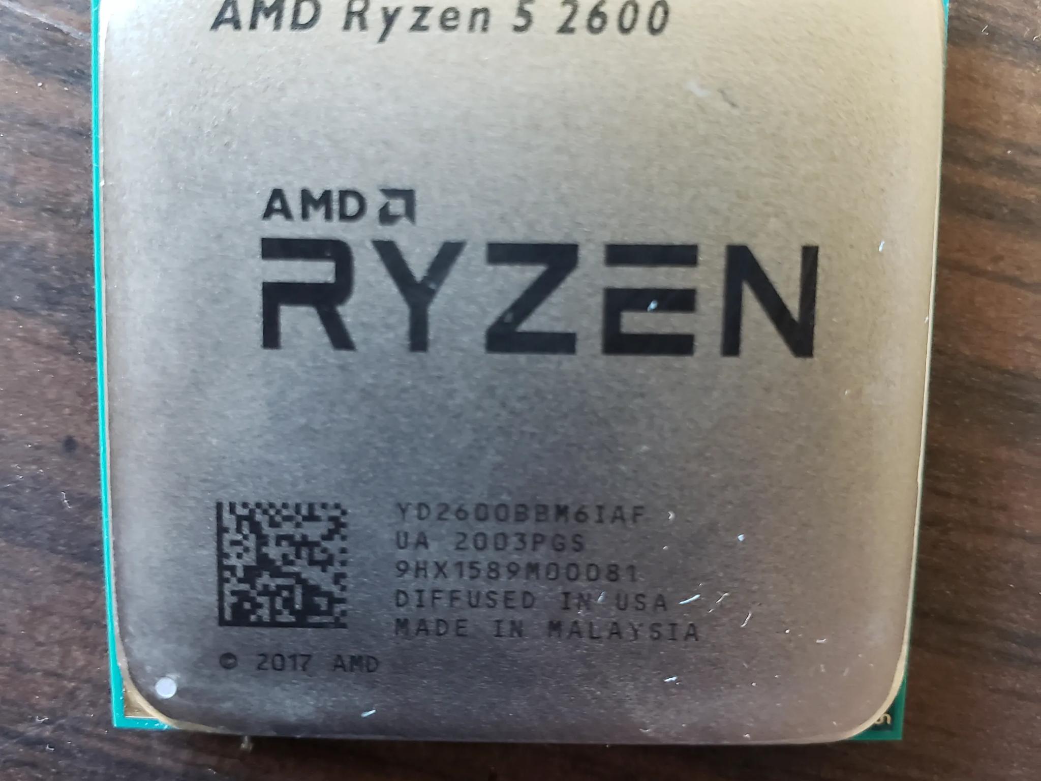 AMD| 6 Core 12 thread |Ryzen 5 2600