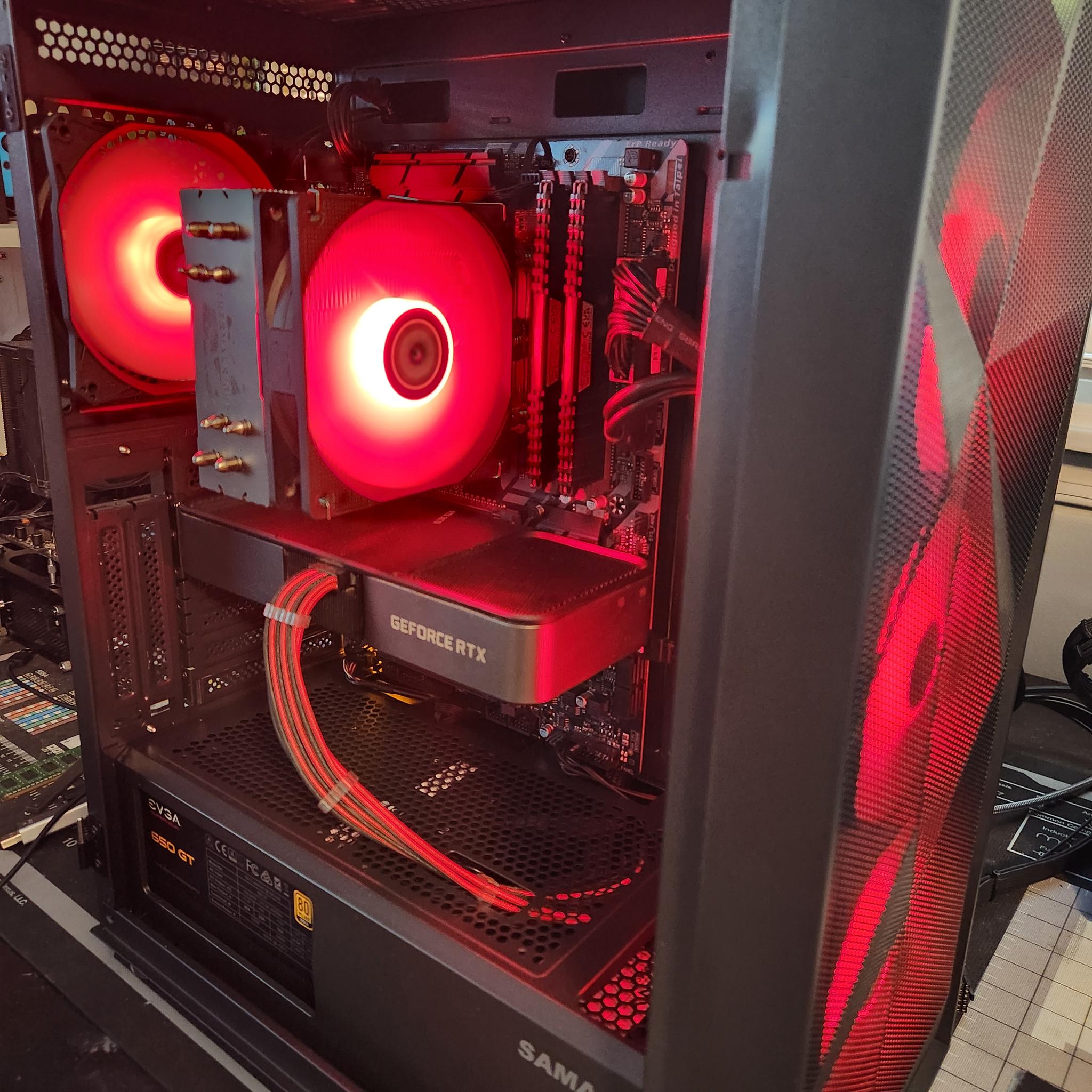 THE RED MONSTER V RTX 3070 fe /Intel I7 the perfect intro gaming/streaming pc!