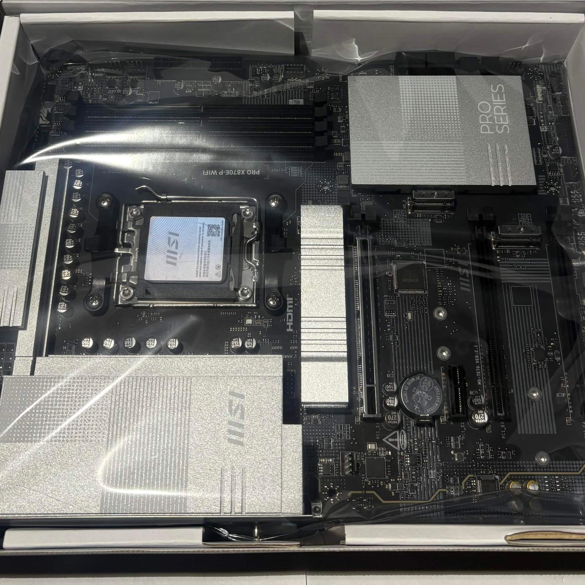 MSI PRO X870-E P WiFi AM5 DDR5 Motherboard PCIe 5.0