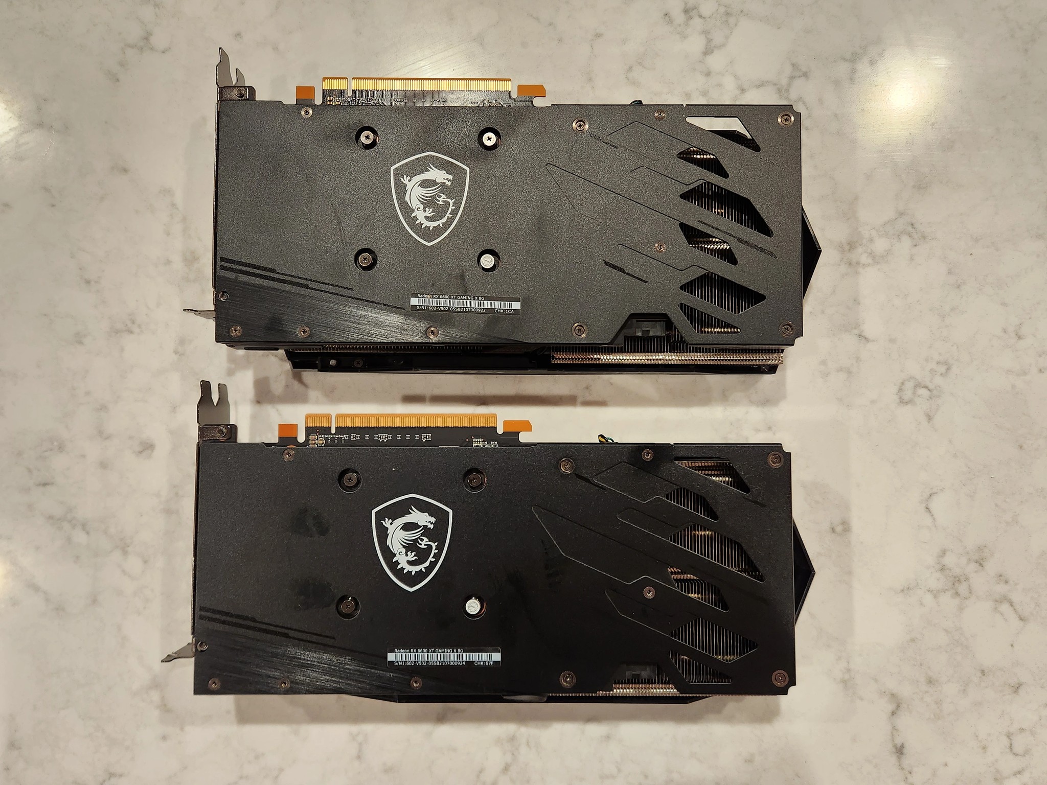 FOR BUBBLETEABUILDS | 2x RX 6600XT 8GB (MSI Gaming X) - Used