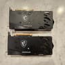 FOR BUBBLETEABUILDS | 2x RX 6600XT 8GB (MSI Gaming X) - Used