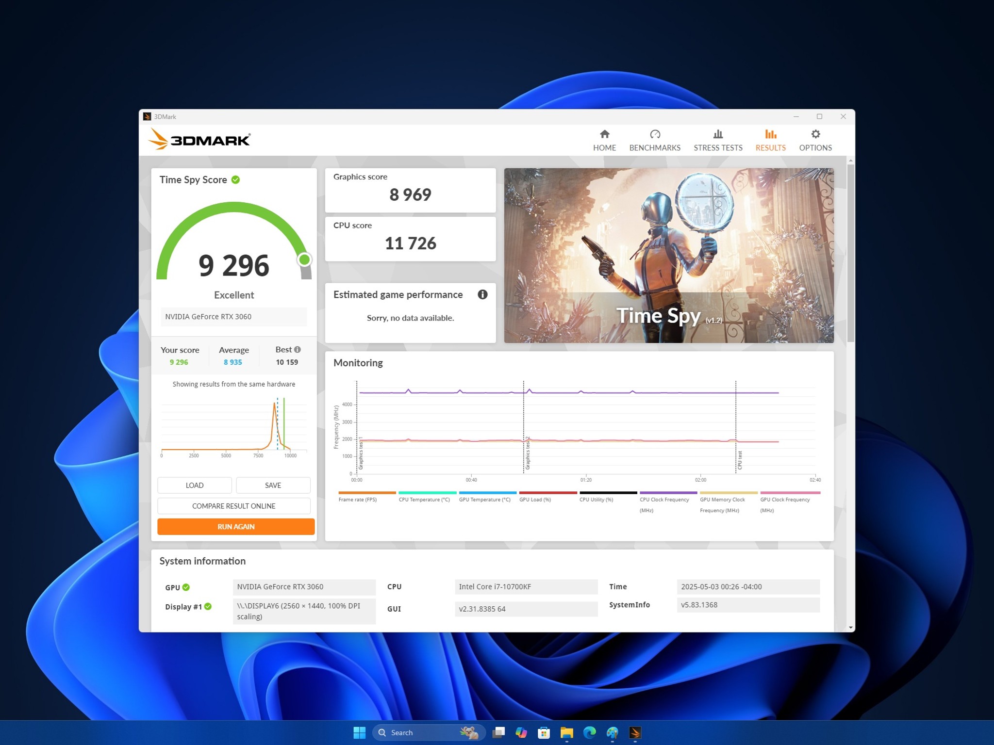 i7-10700KF (De-lidded), RTX3060 12GB, 2x16GB DDR4, 2x512GB NVMe PC
