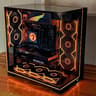 🔥 Fireball 🔥 Ryzen 9 7950X3D + RTX 5070 Ti | Premium 1440p Gaming & Creator PC | Dual LCD Displays
