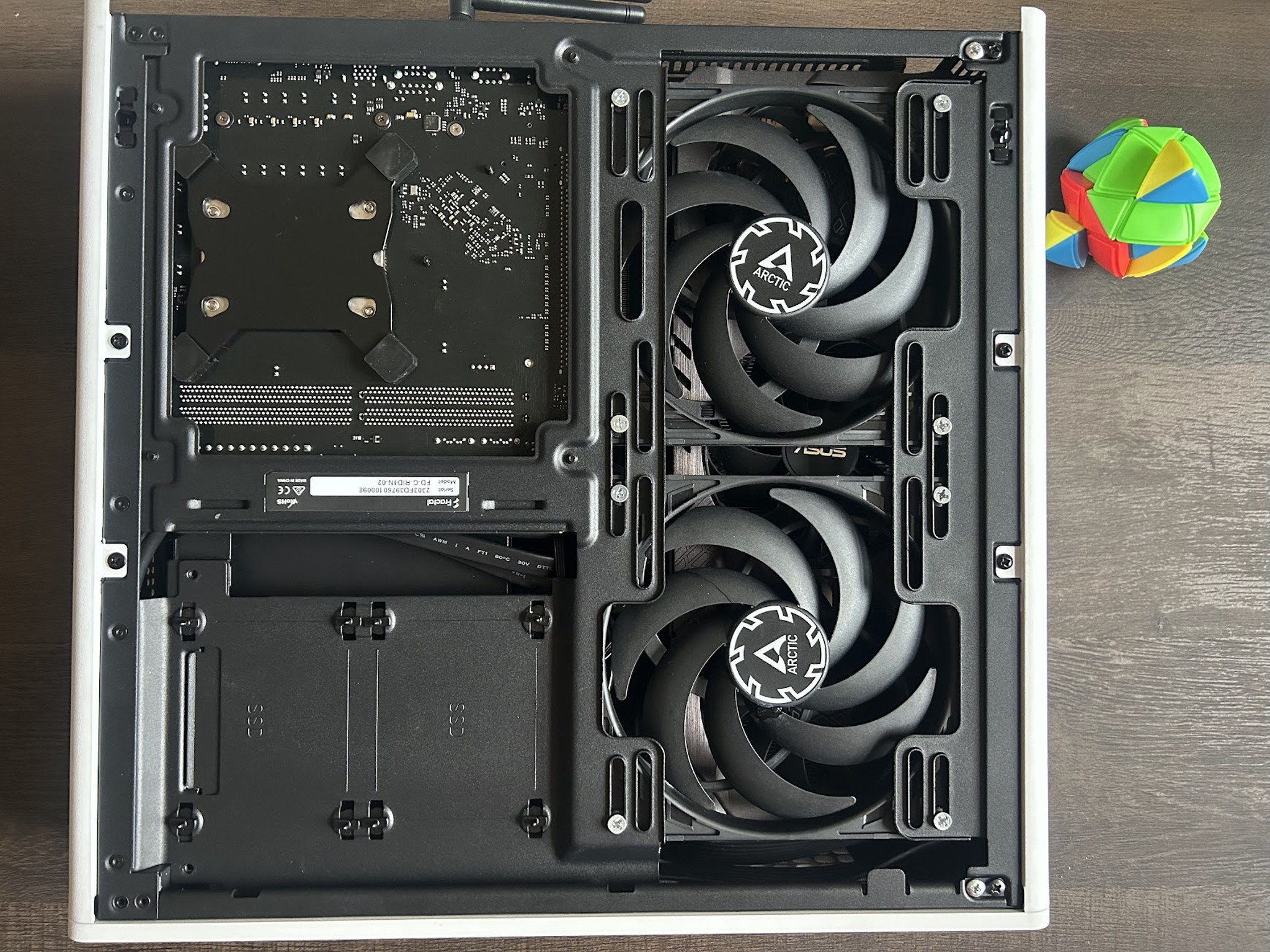 Mini itx Core i5 12500, Asus TUF RX6800 16GB, 2TB, 32GB RAM, PSU 850w, Fractal Ridge Case HTPC