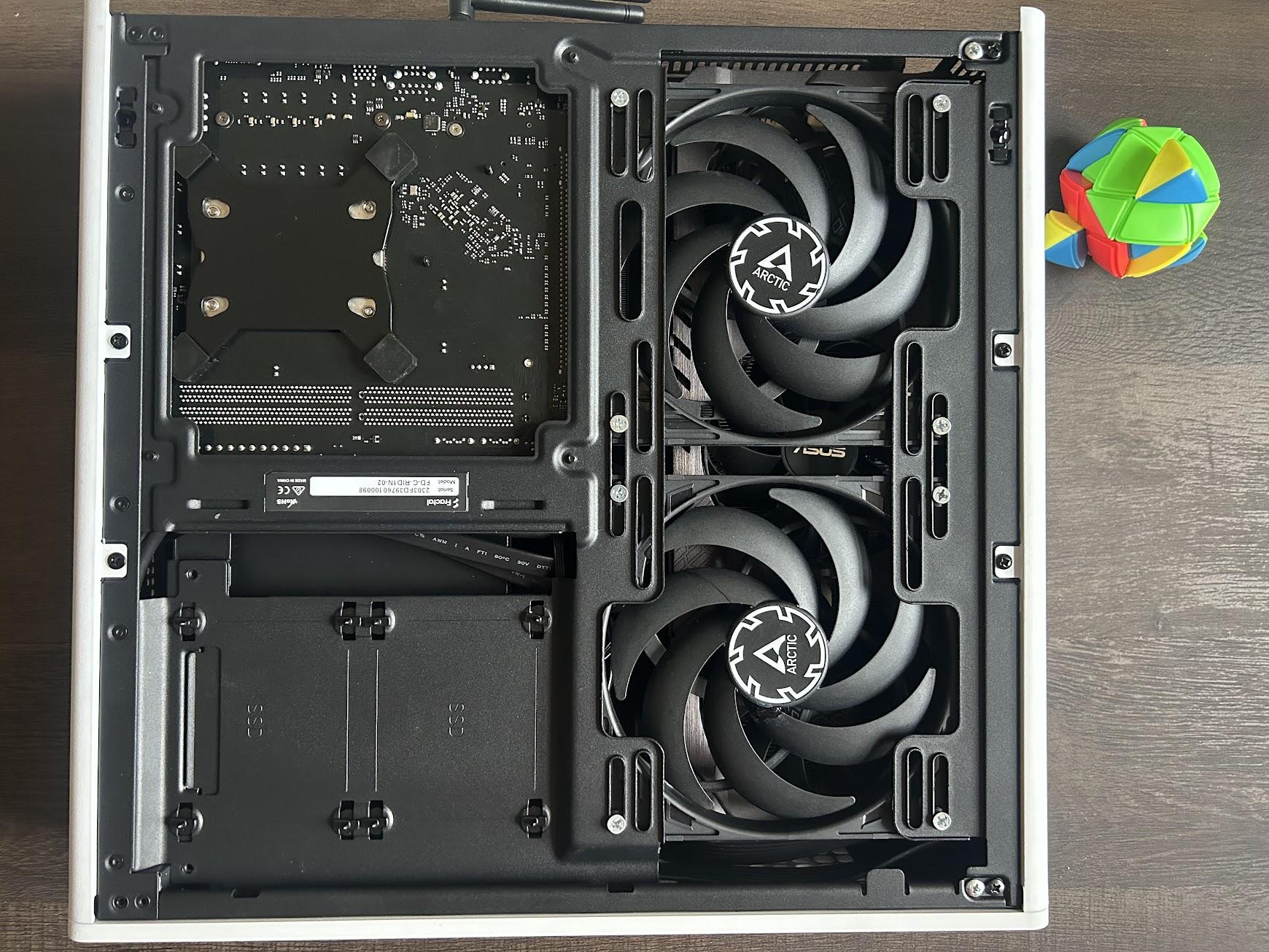 Mini itx Core i5 12500, Asus TUF RX6800 16GB, 2TB, 32GB RAM, PSU 850w, Fractal Ridge Case HTPC