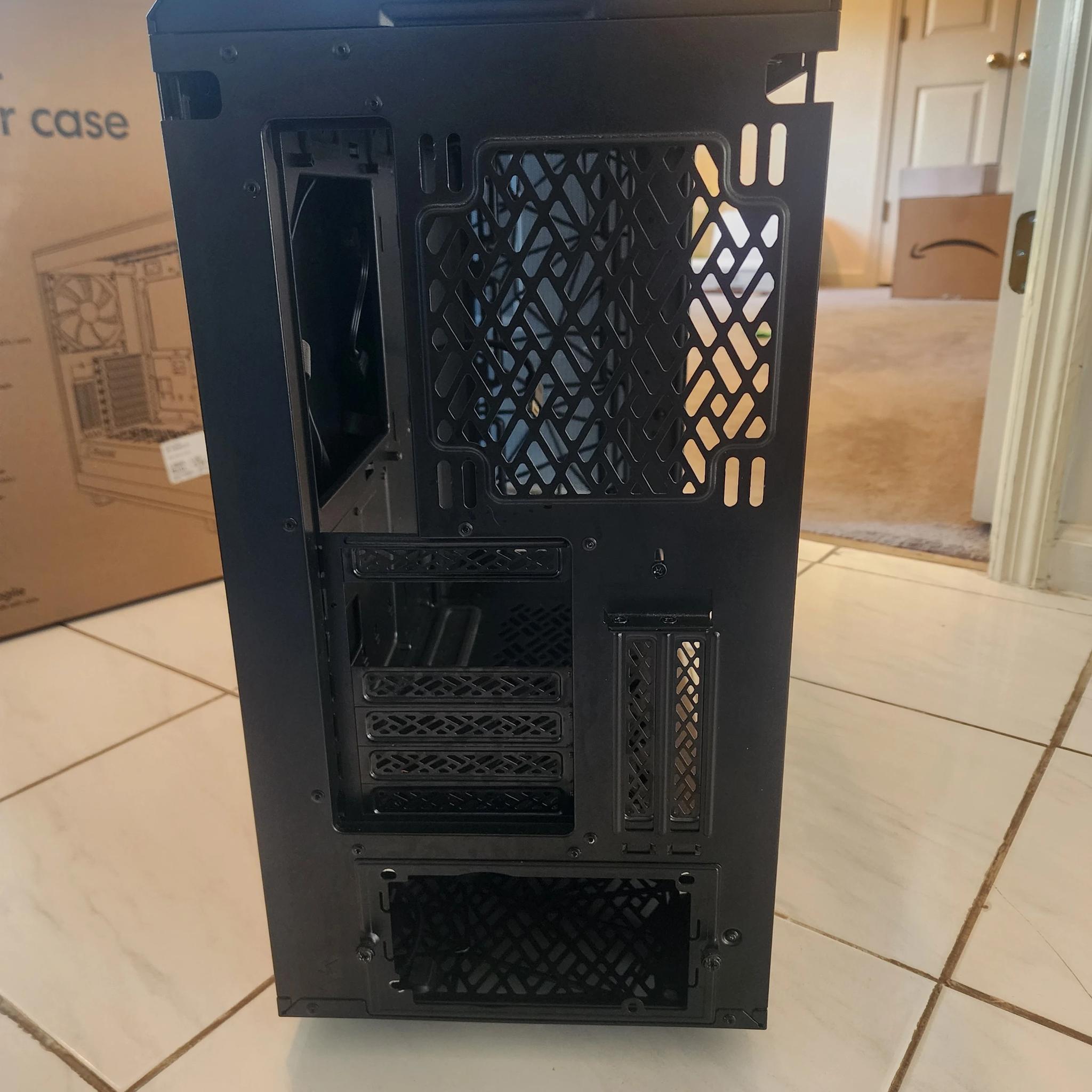 Fractal Design Meshify 2 ATX Mid-tower black PC case Black Tinted Glass, with box and accessories