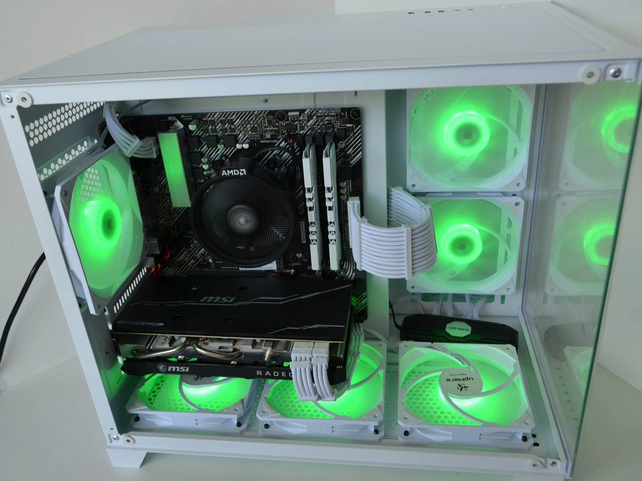 ❄️FrostBite🧊 Gaming PC - RX 5700 XT (RTX 3060 Equivalent) - Ryzen 5 5600g - 16GB Ram - 1TB NVME