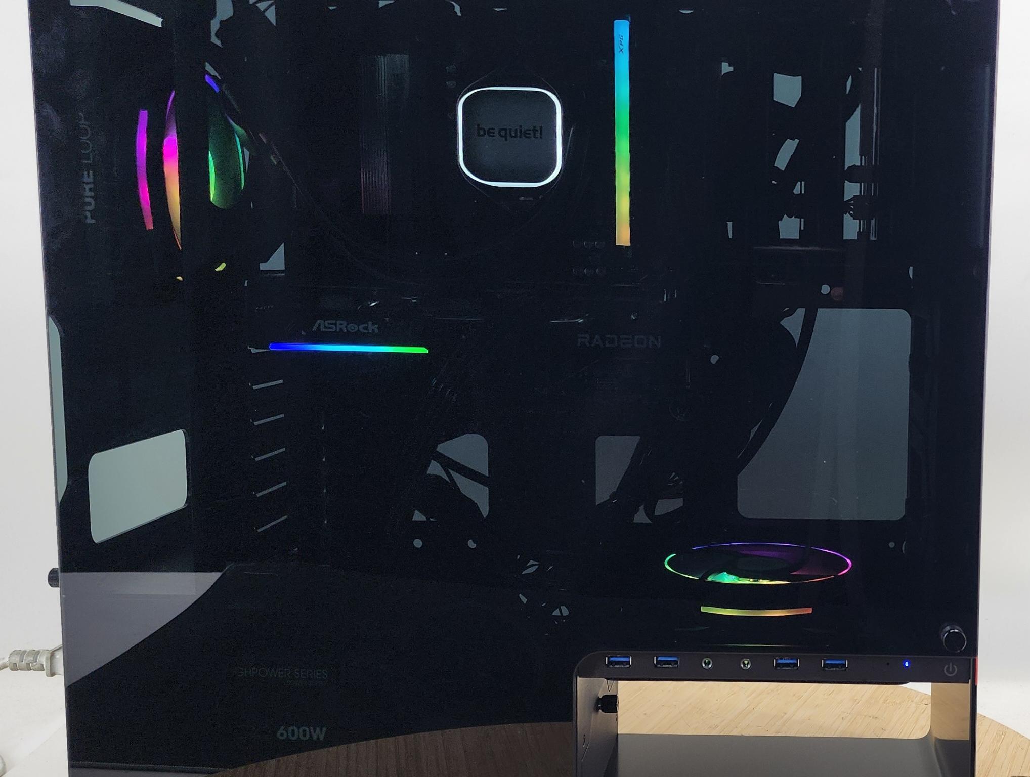 Gaming PC Ryzen 5 9600X 16GB RAM 500GB SSD RX 9060 8GB Windows 11 Computer