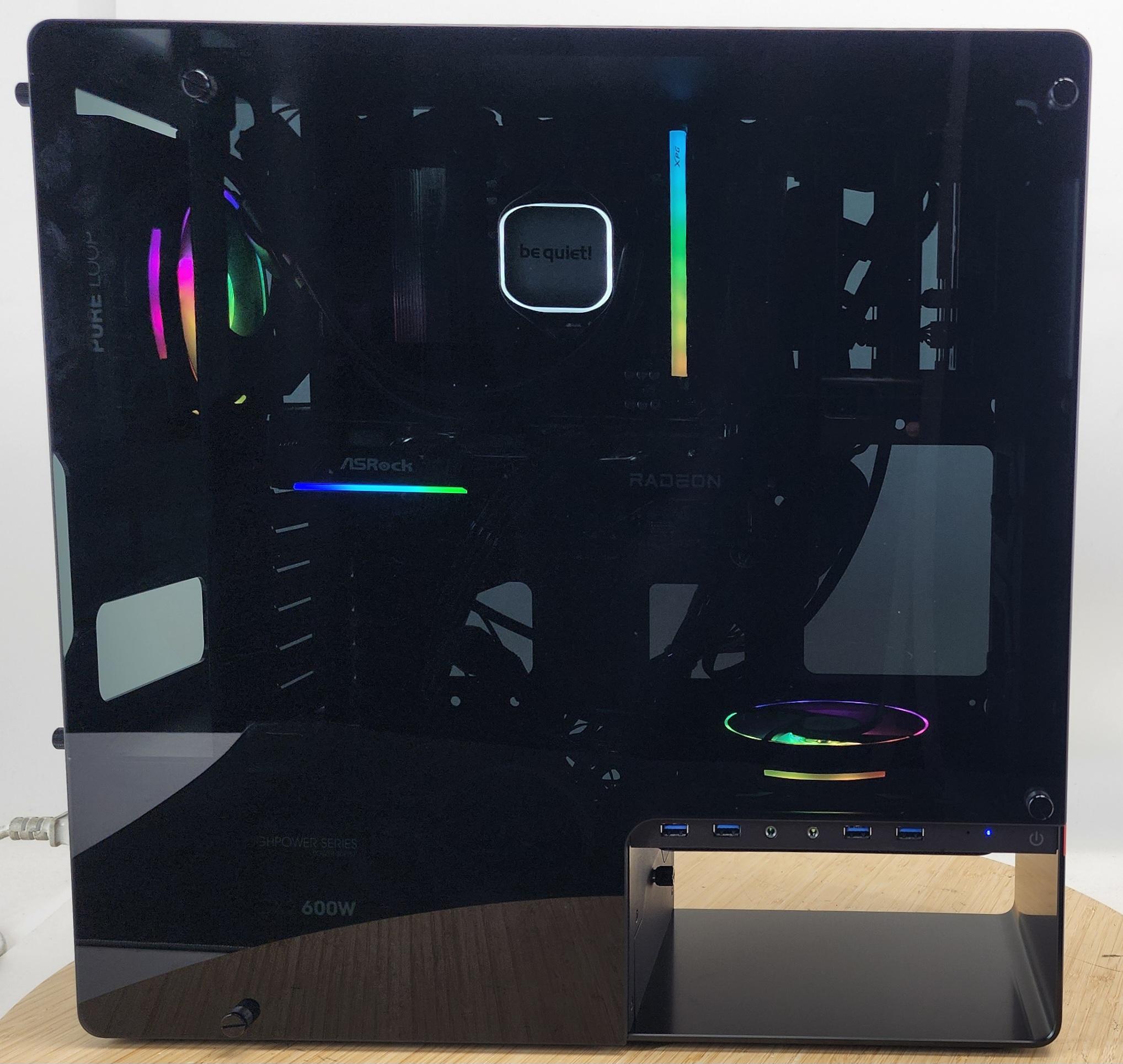 Gaming PC Ryzen 5 9600X 16GB RAM 500GB SSD RX 9060 8GB Windows 11 Computer