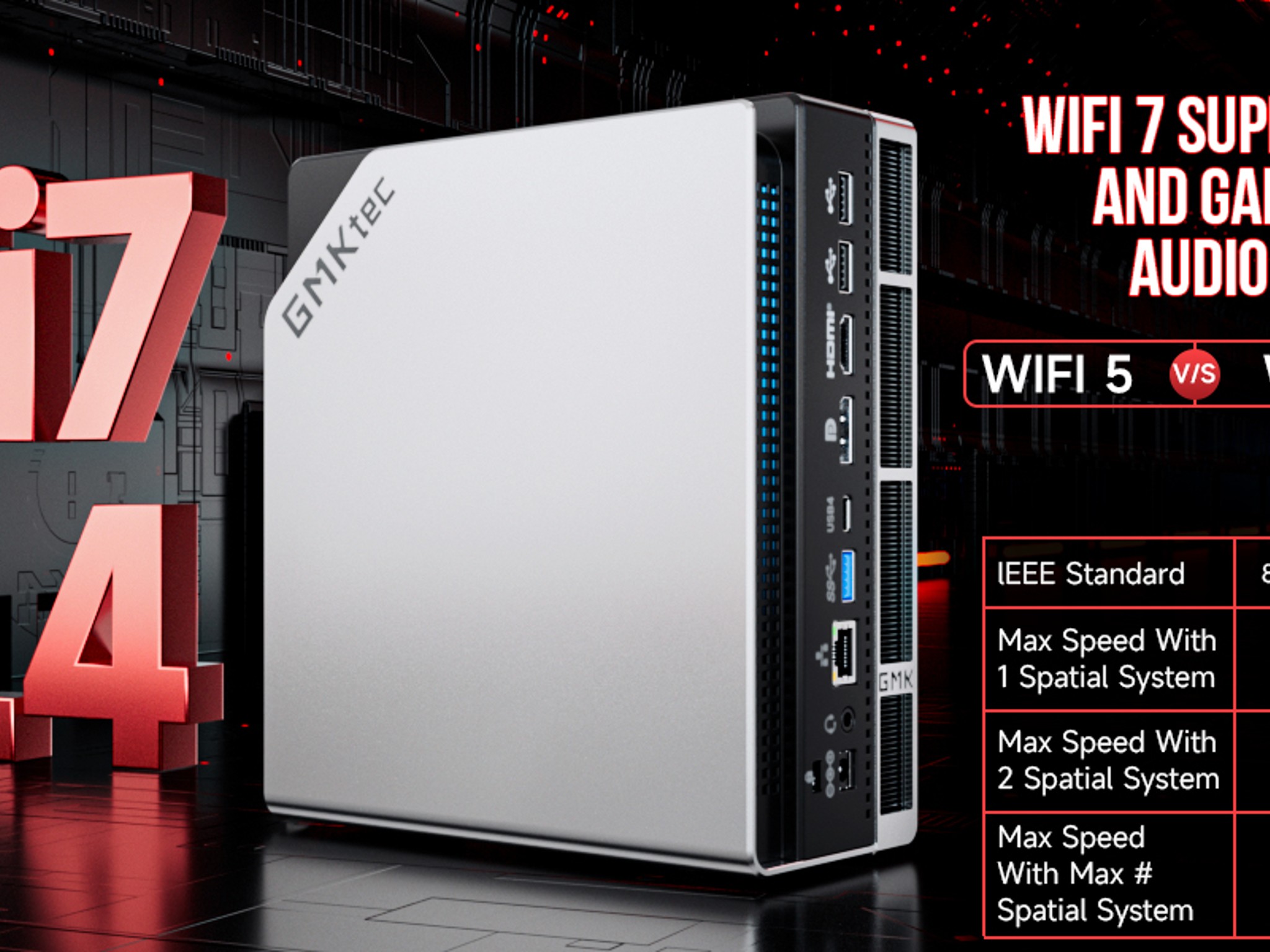 GMKtec EVO-X2 AI Mini PC - AMD Ryzen Al Max+ 395 - 64GB LPDDR5X 8000MHz - 1TB PCIe 4.0 SSD