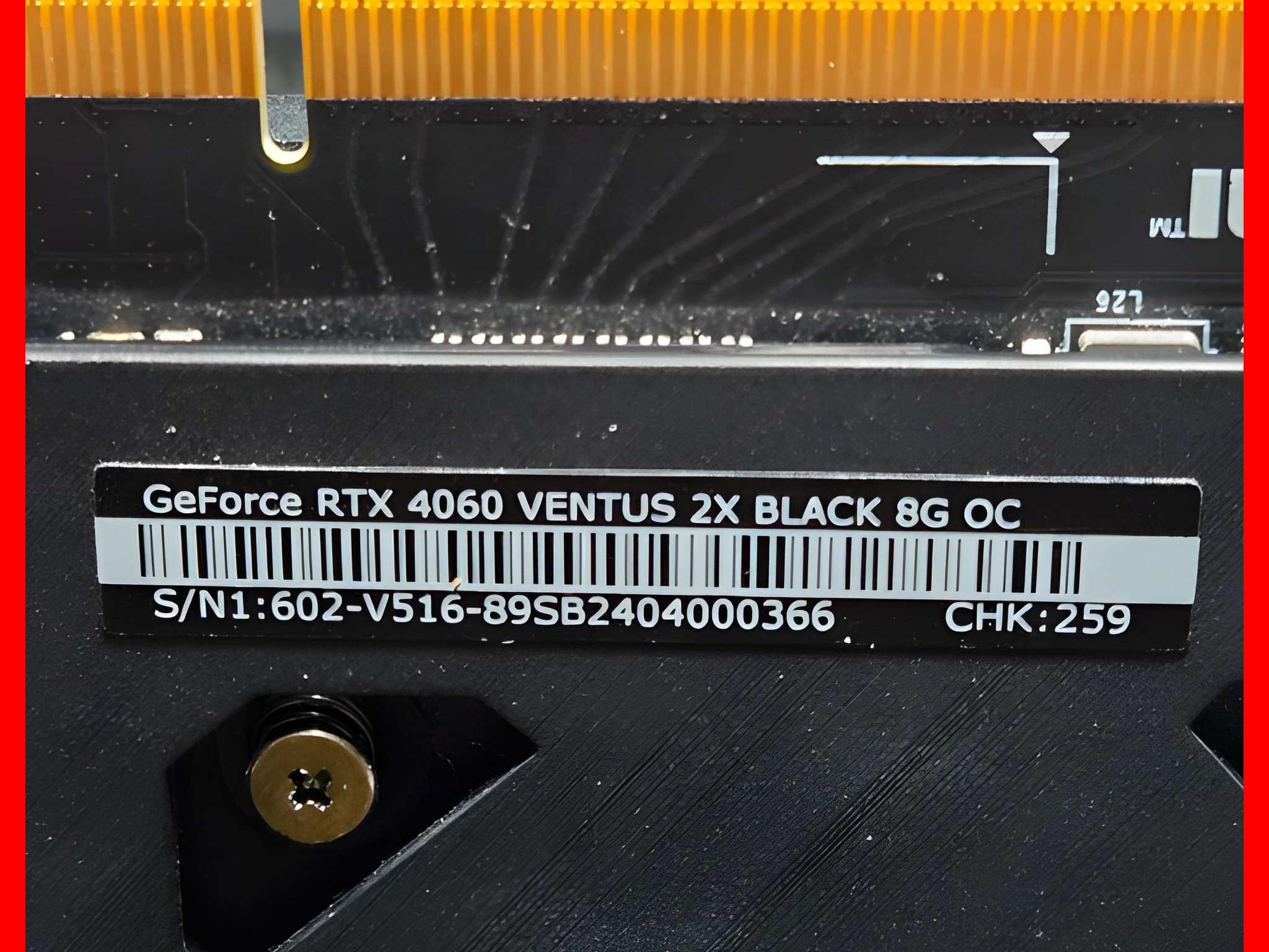 MSI GeForce RTX 4060 VENTUS 2X BLACK 8G OC - Image 5