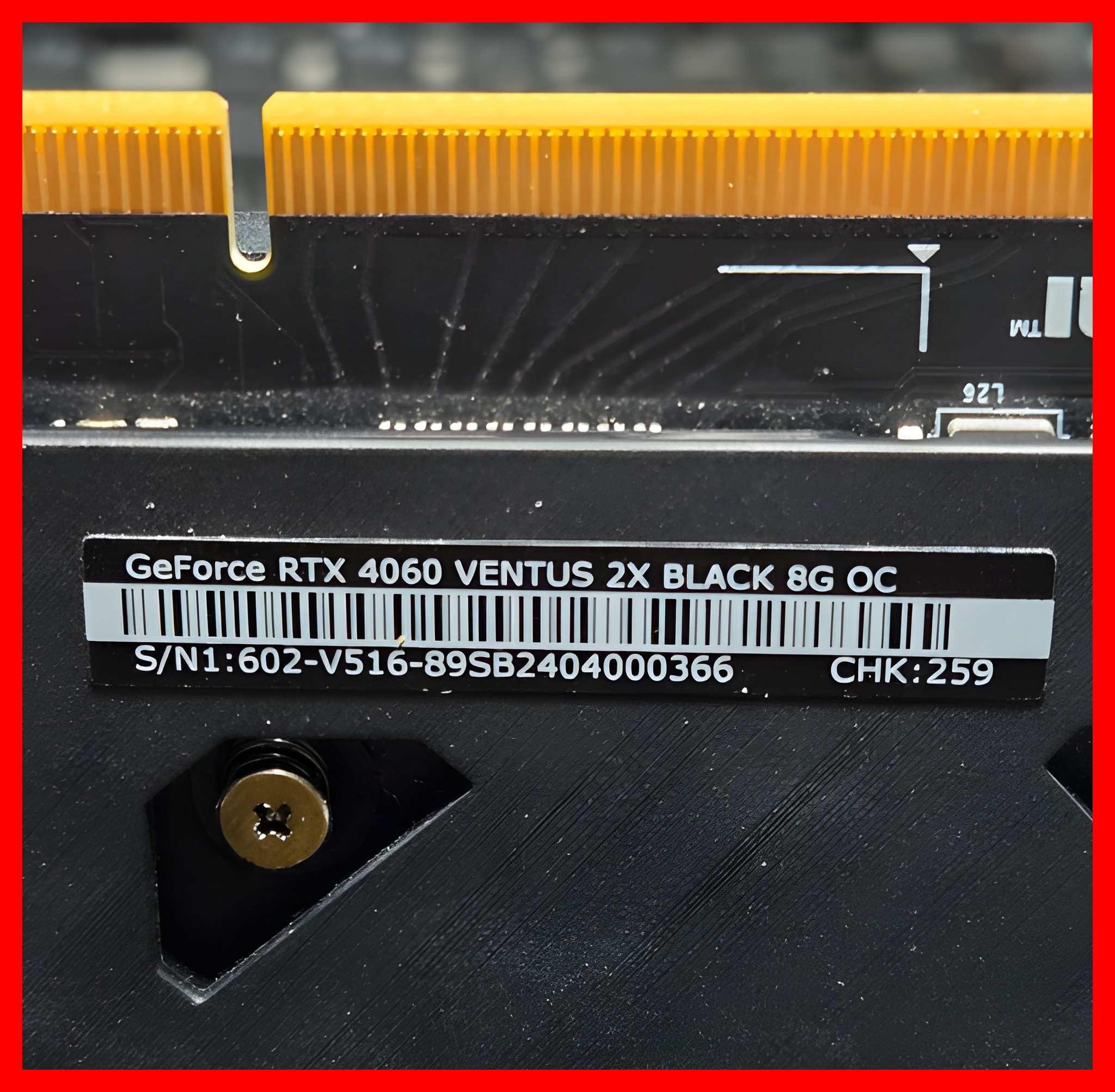 🔥 MSI GeForce RTX 4060 VENTUS 2X BLACK 8G OC Graphics Card – 8GB GDDR6 | DLSS 3 | Ray Tracing |