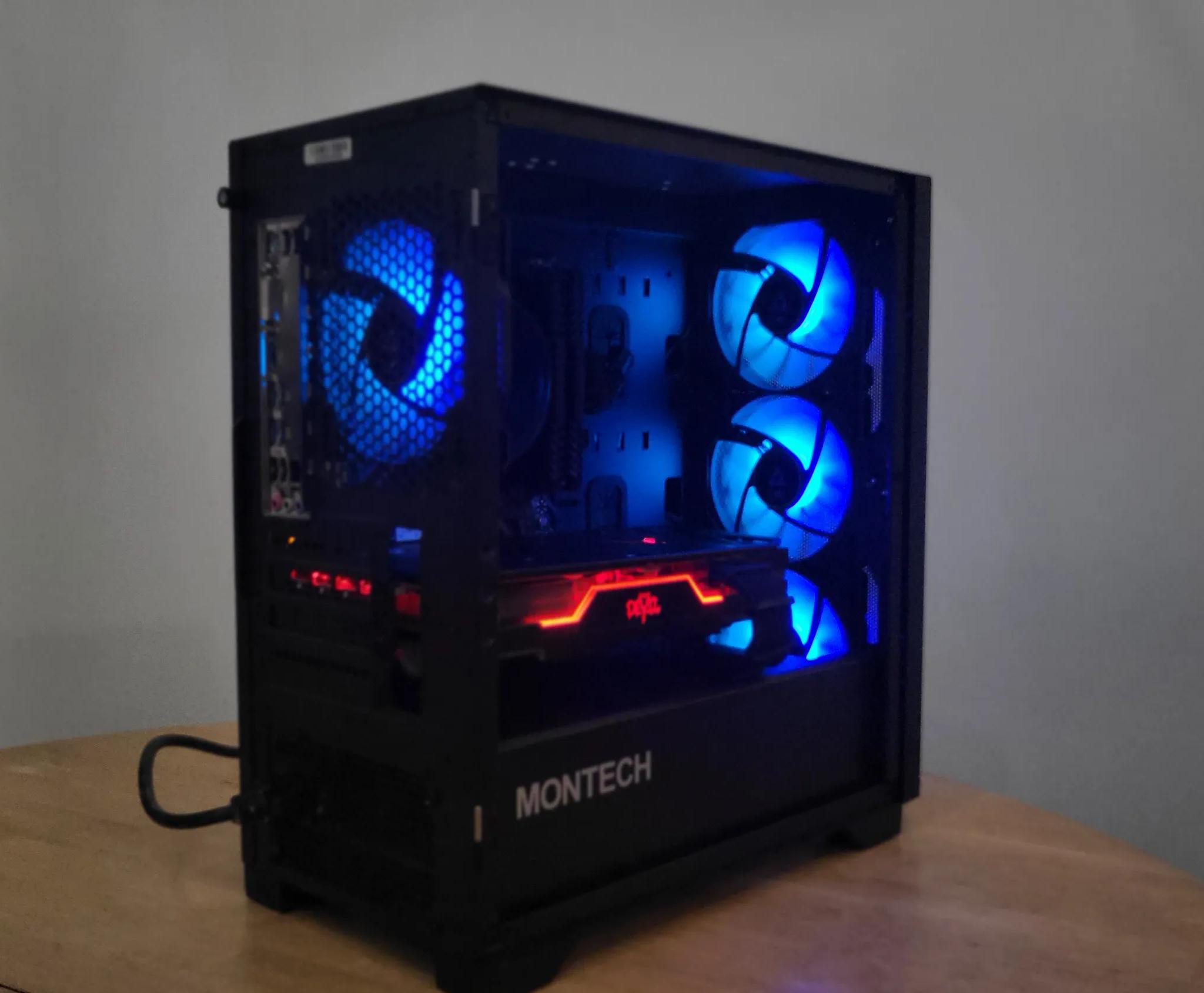 BIG SALE! "Blackout" RX 5700 XT Ryzen 5 3600 Gaming/Streaming PC