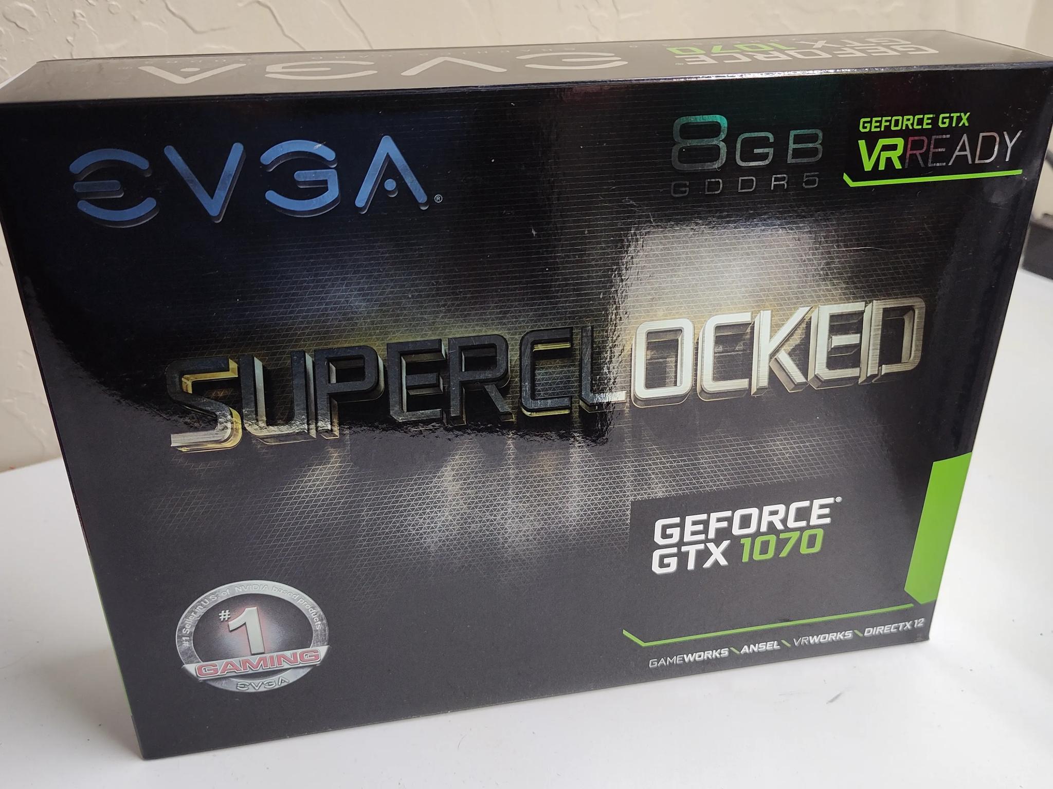EVGA GeForce GTX 1070 SC Gaming ACX 3.0 Black Edition