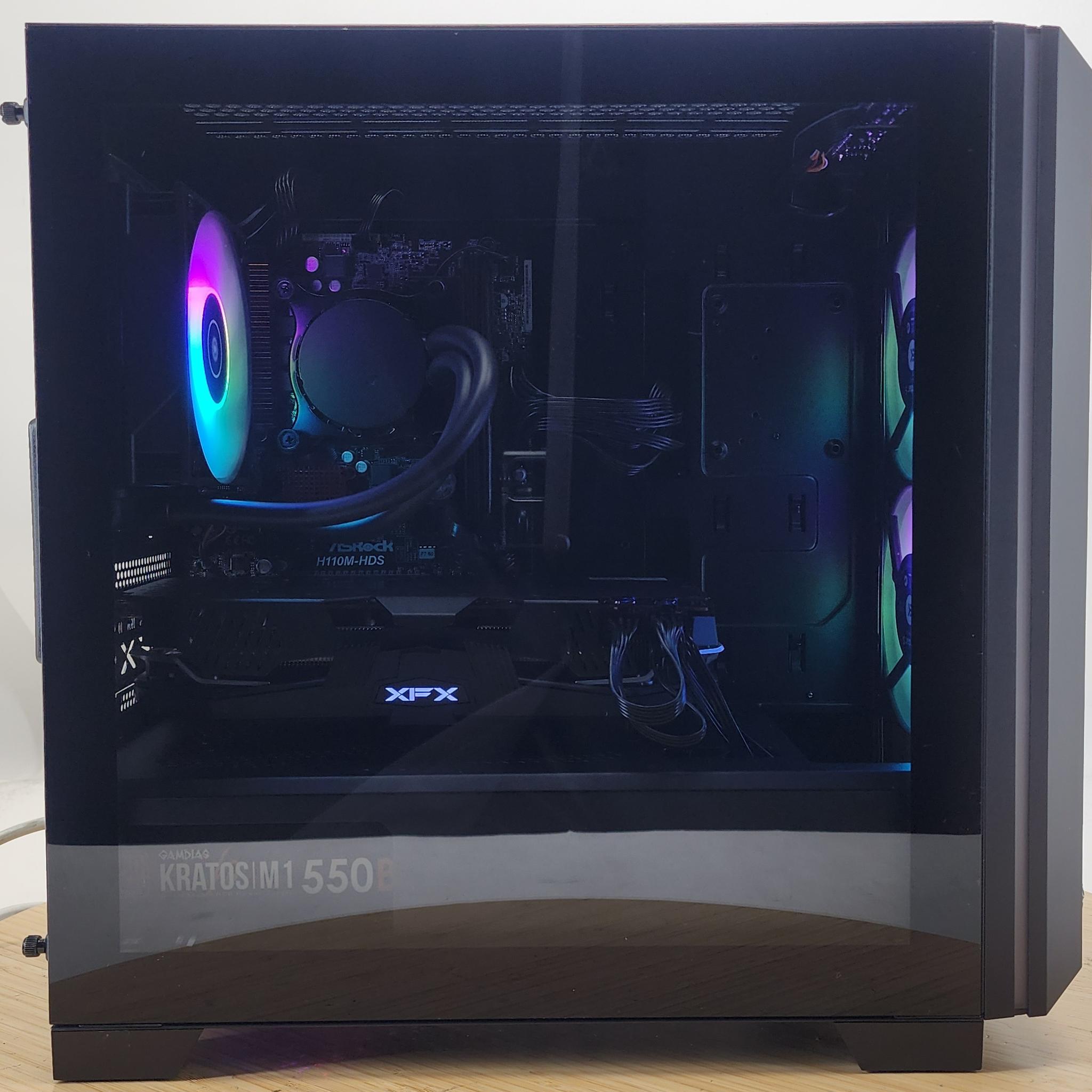 Gaming PC i7-7700 16GB RAM 1TB SSD RX 5700 XT 8GB Windows 11 Computer