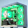 🤍🩵🖤Gaming PC🔲Nvidia RTX 4070 12GB🔲AMD Ryzen 5 7500F🔲32GB DDR5🔲1TB SSD