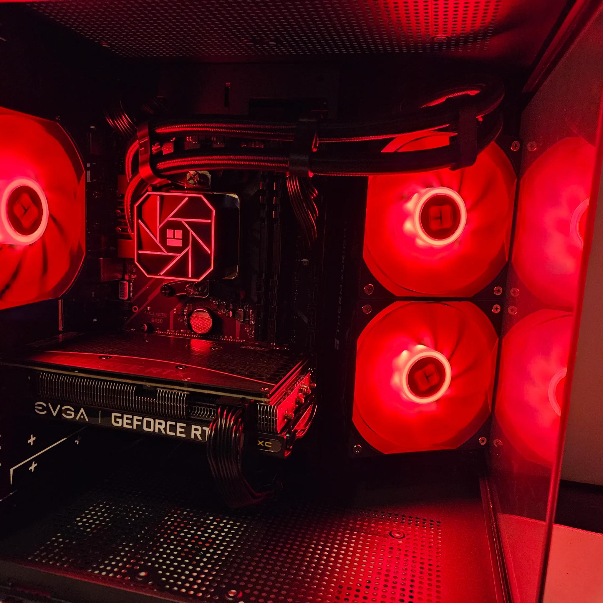 Liquid cooled Dark Side RIG Ryzen 5 / 16GB DDR4 / 1TB SSD / RTX 3060 TI