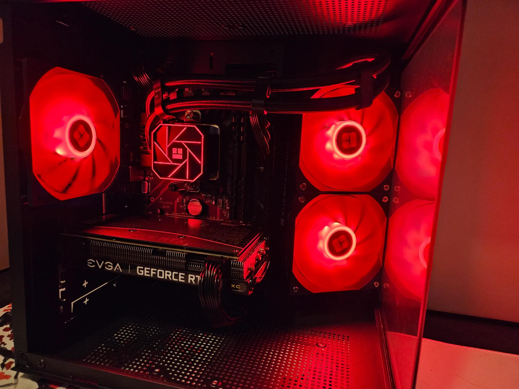 Liquid cooled Dark Side RIG Ryzen 5 / 16GB DDR4 / 1TB SSD / RTX 3060 TI