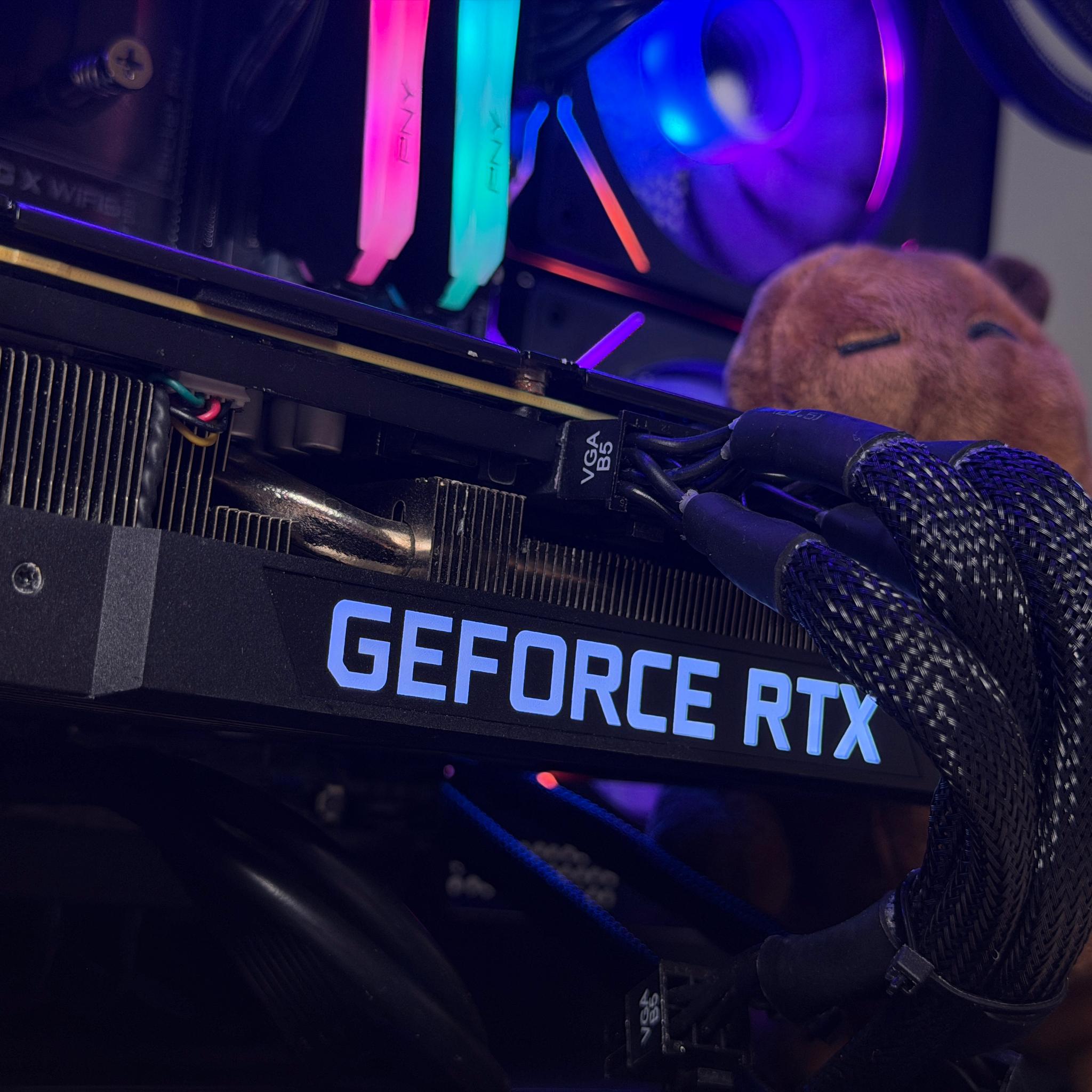 🖤♠️ Black 1440p Gaming PC ♠️🖤 RTX 3080 | Ryzen 5 5600 | 32GB RAM | 1TB SSD - WiFi, BlueTooth