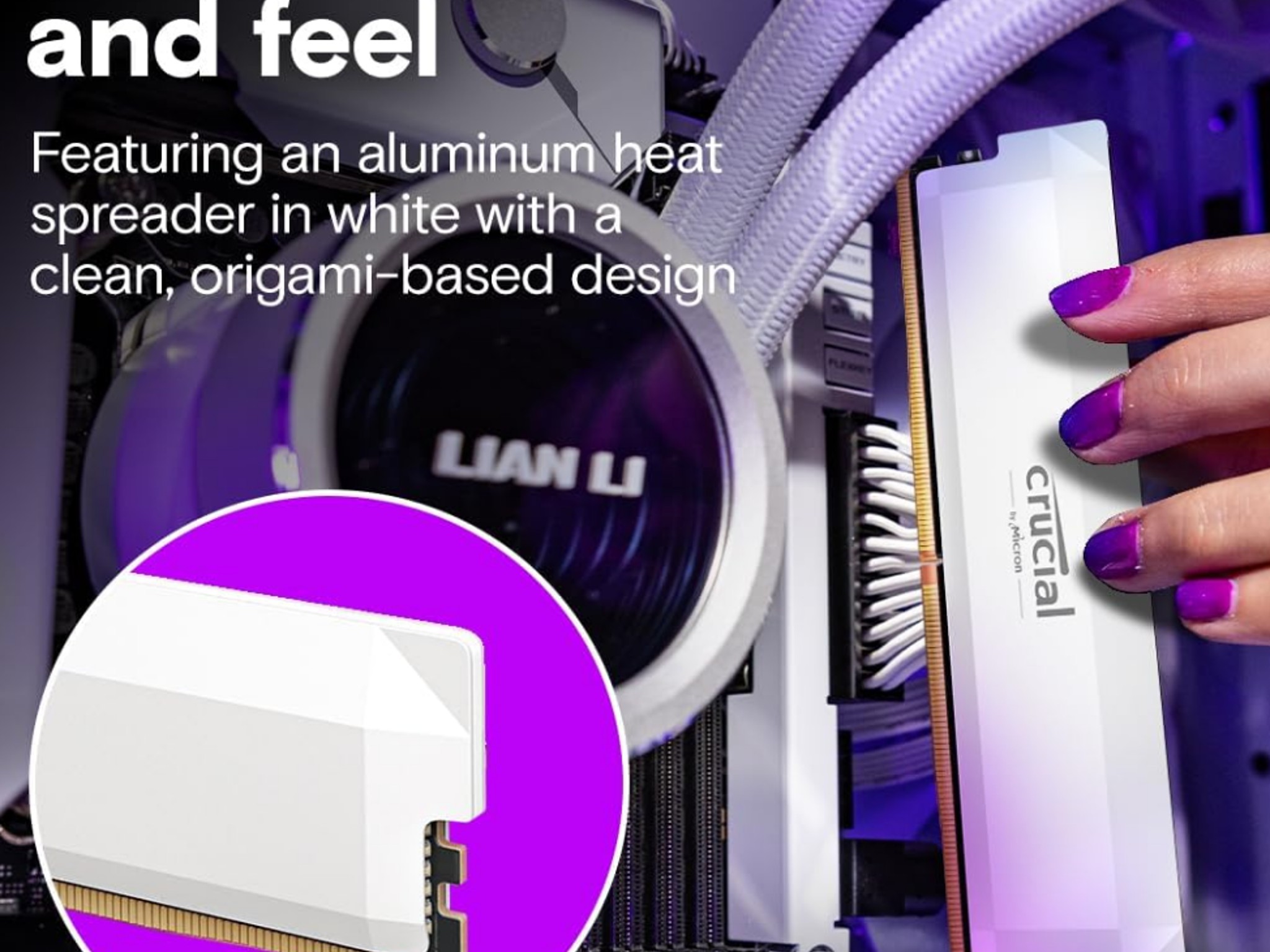 BNIB Crucial Pro DDR5 RAM 32GB Kit (2x16GB) 6000MHz CL36 (White)