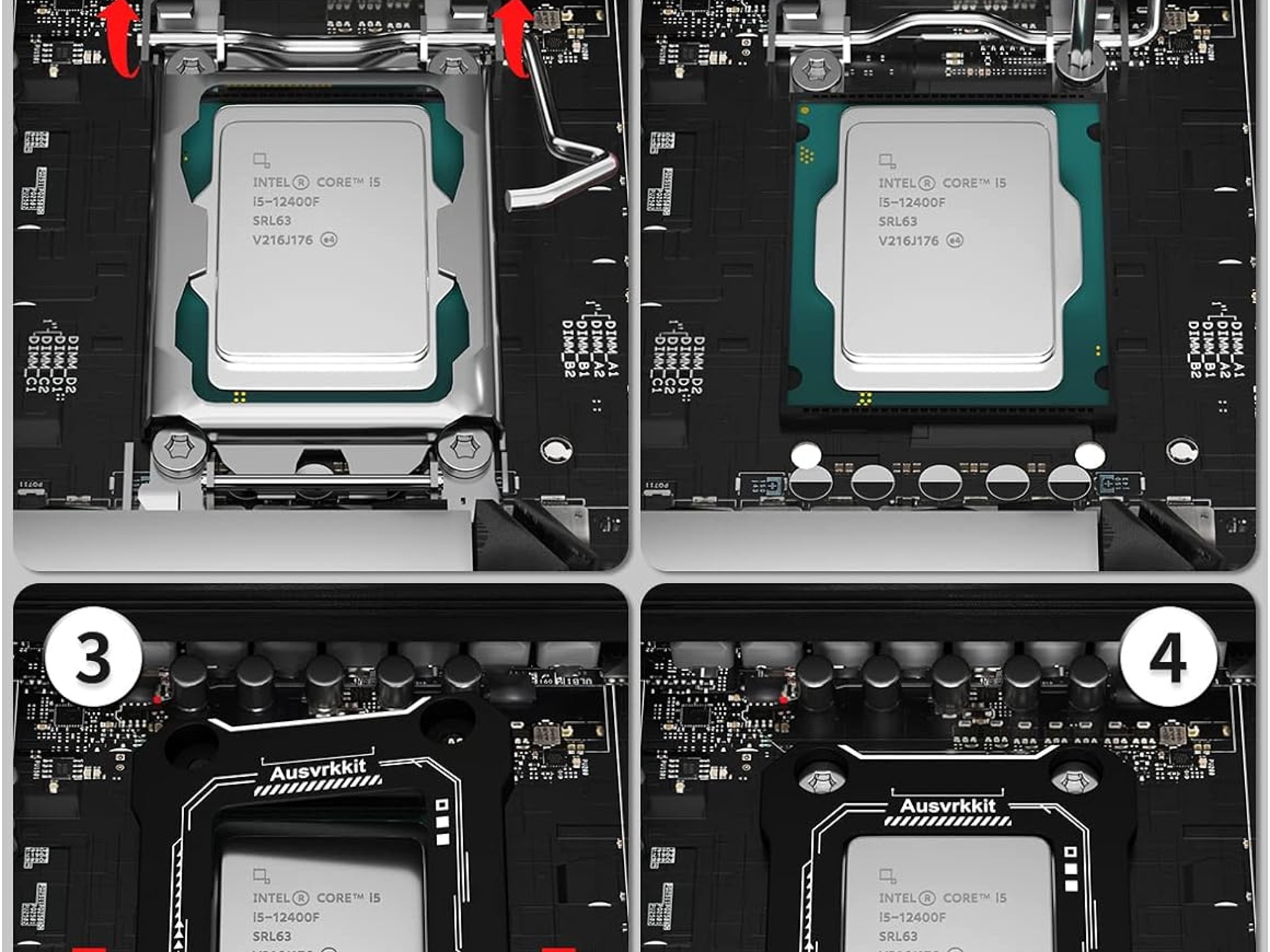CPU Contact Frame for Intel 12th 13th and 14th Gen LGA 1700