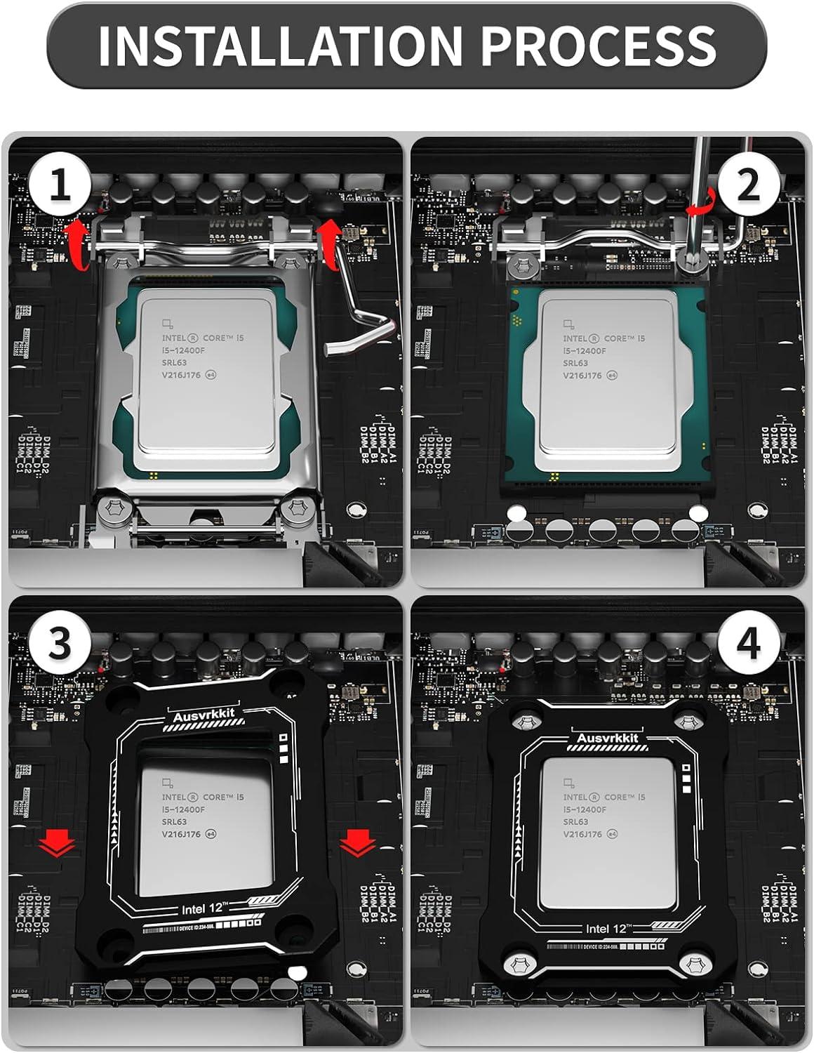 CPU Contact Frame for Intel 12th 13th and 14th Gen LGA 1700