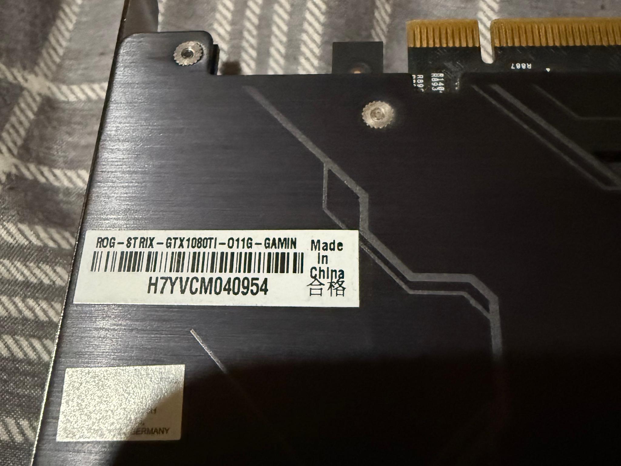 Asus ROG Strix GeForce GTX 1080 Ti Gaming