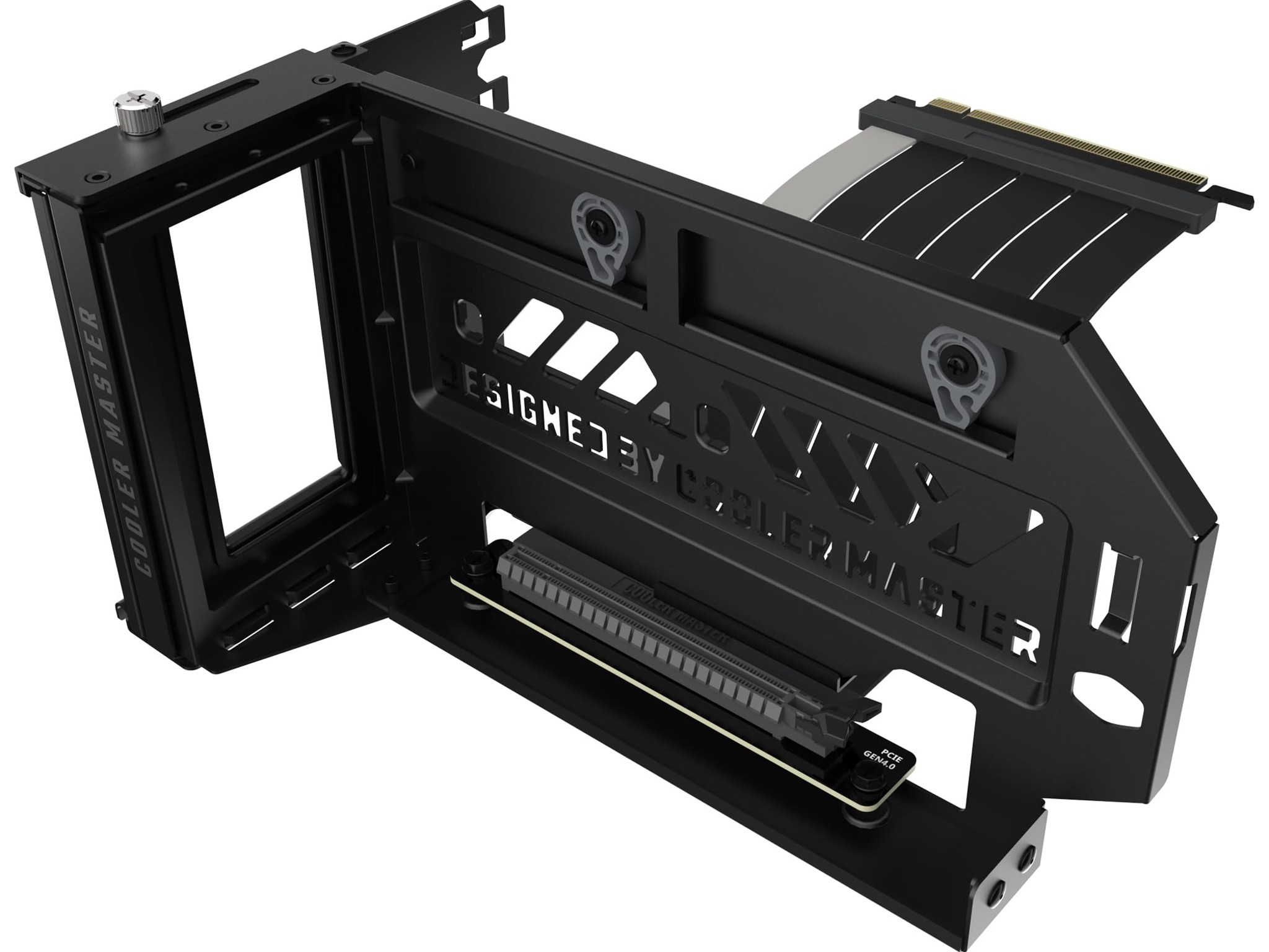 Cooler Master Vertical GPU Holder Kit V3 for E-ATX ATX mATX PC Case & PCI-E 4.0 Devices Black